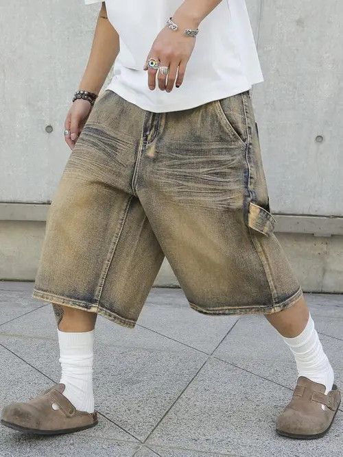 Jean Fuyuka x Hino Vintage Jorts Cargo Y2k Shorts Jeans Size US 32 / EU 48 - 7 Thumbnail