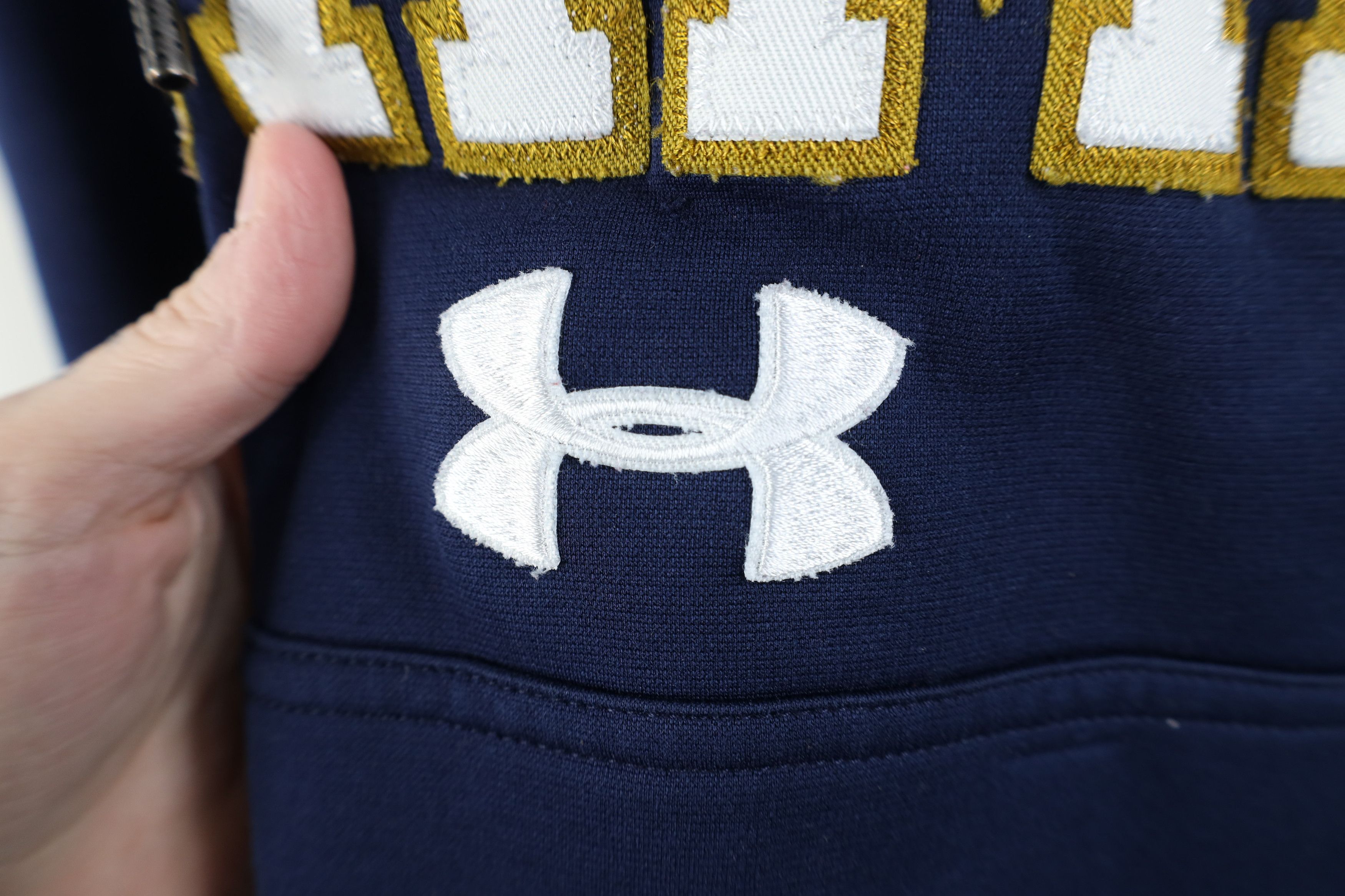 Under Armour Under Armour Notre Dame University Hoodie Sweatshirt Blue Size US S / EU 44-46 / 1 - 5 Thumbnail