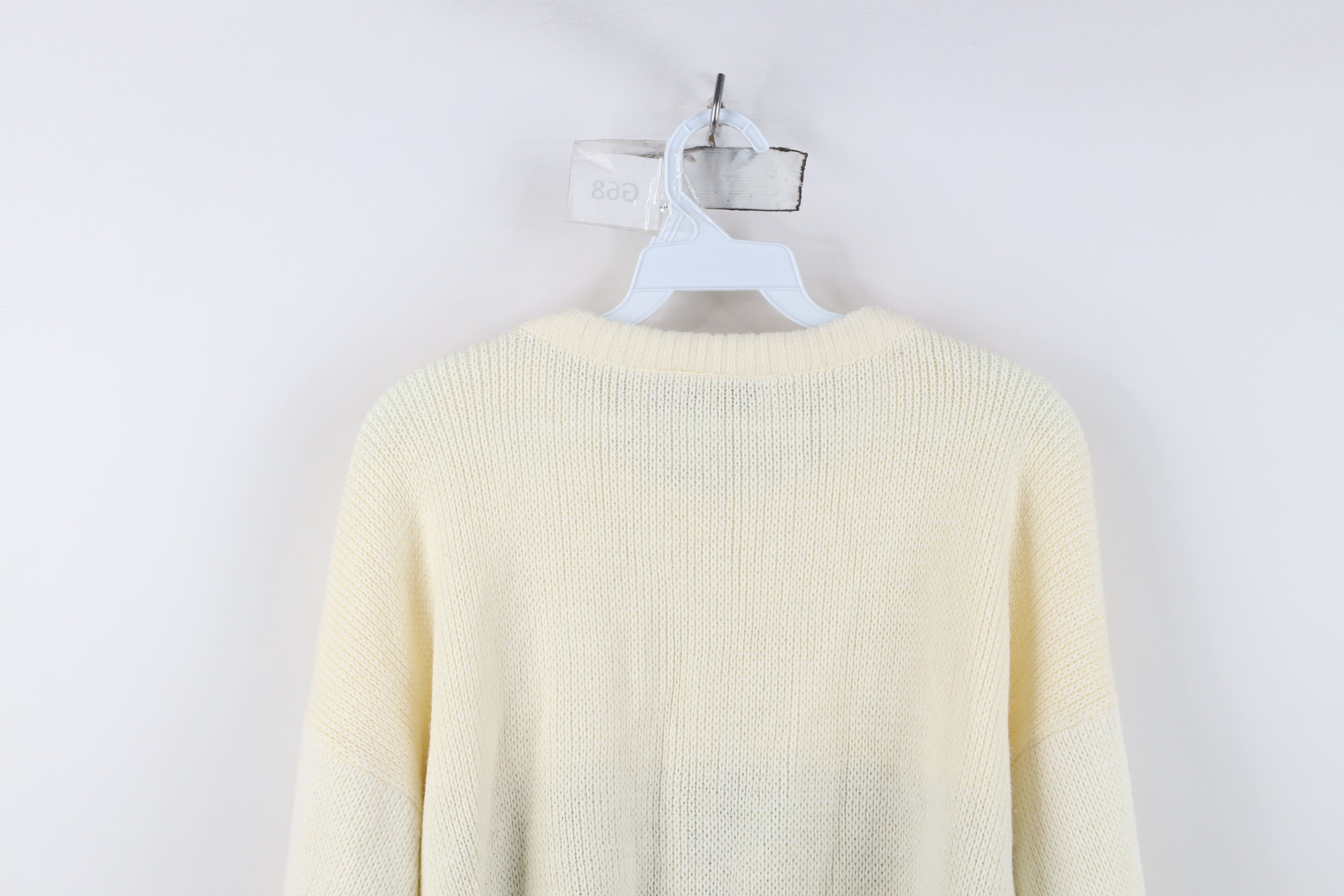 Vintage Vintage 90s Streetwear Art Geometric Knit Sweater USA Size M / US 6-8 / IT 42-44 - 9 Thumbnail