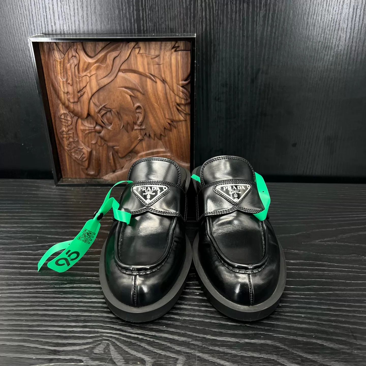 Prada Prada Black Mule Size 36.5 Size US 6 / IT 36 - 8 Thumbnail