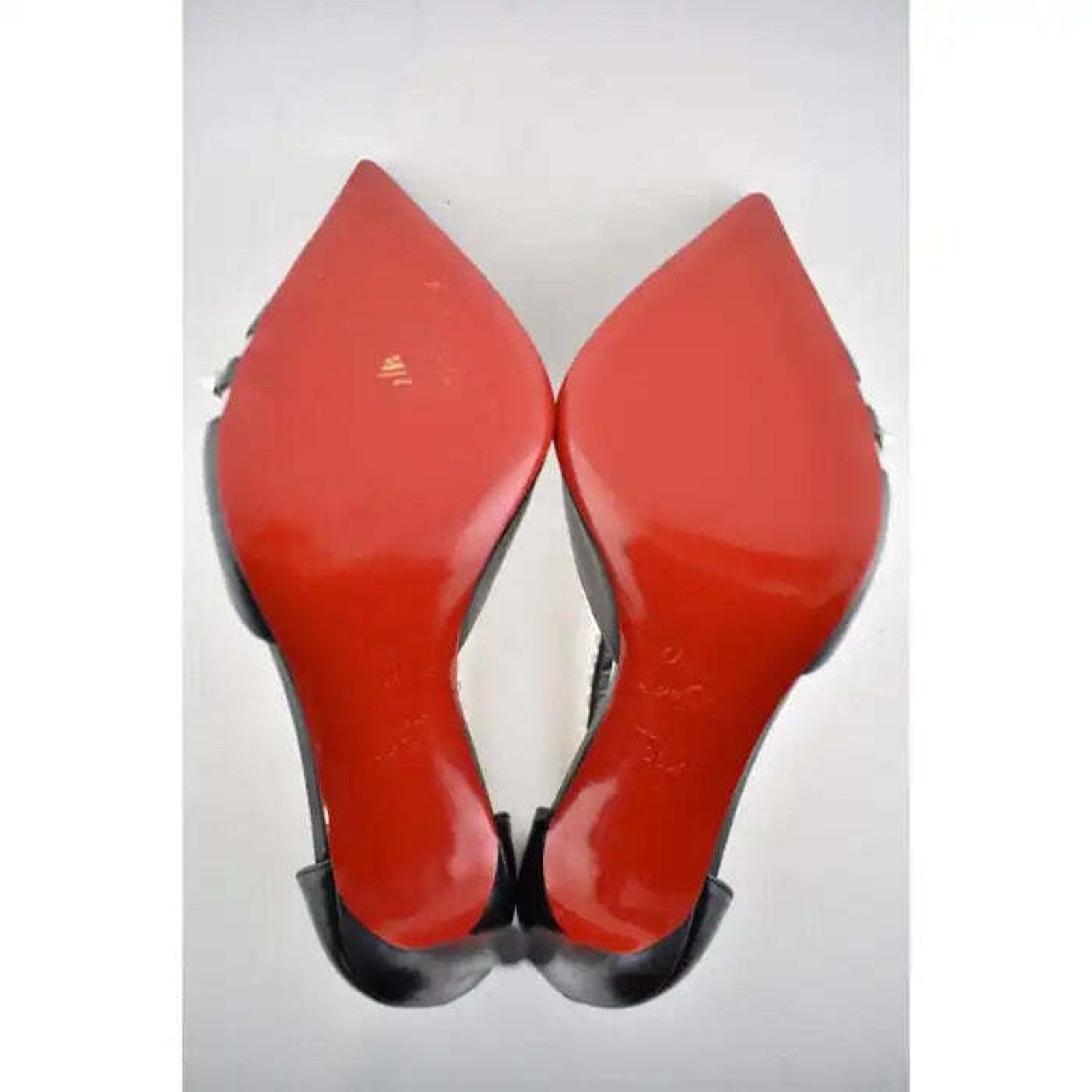 Christian Louboutin Christian Louboutin Spike Cross 100 Black PVC Silver Size US 5.5 / IT 35.5 - 12 Thumbnail