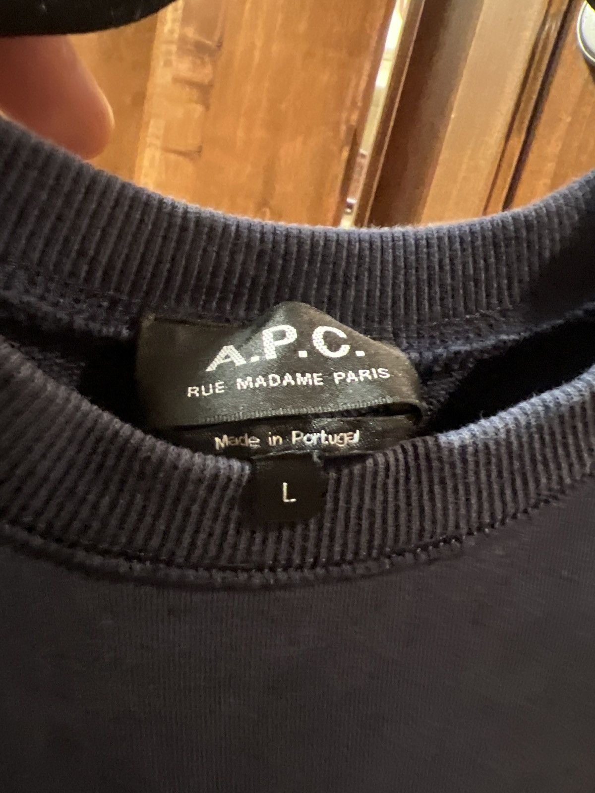 A.P.C. A.P.C Sweatshirt Size US L / EU 52-54 / 3 - 2 Thumbnail