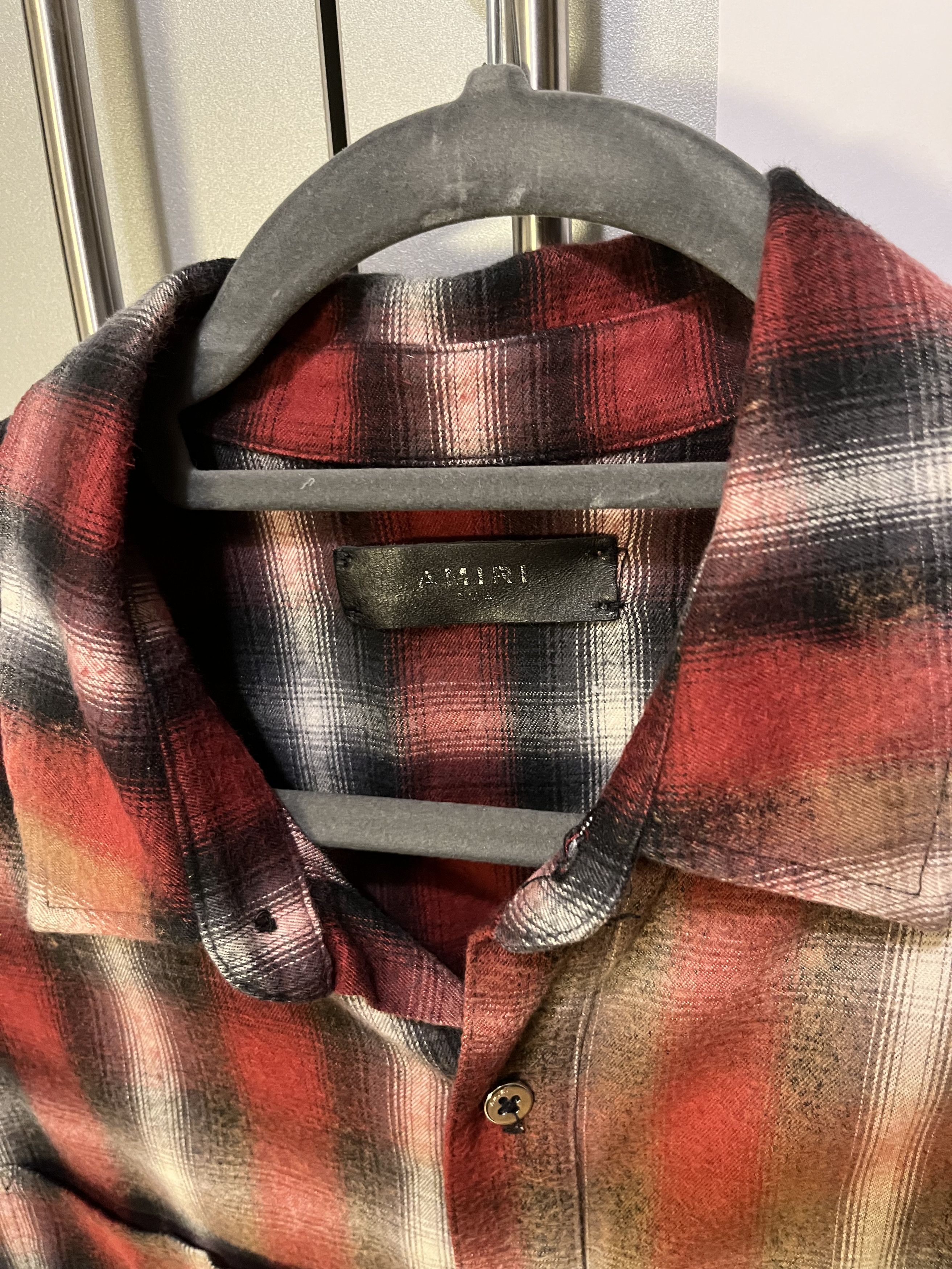 Amiri flannel shirt