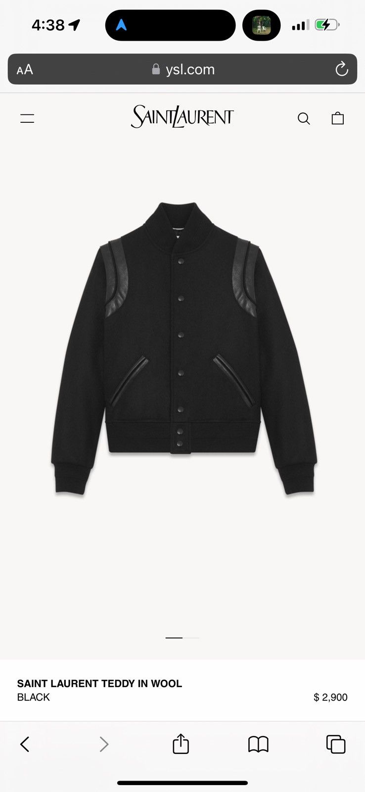 Saint Laurent Paris Saint Laurent Teddy 2025 New Unworn Flawless Size US M / EU 48-50 / 2 - 15 Thumbnail