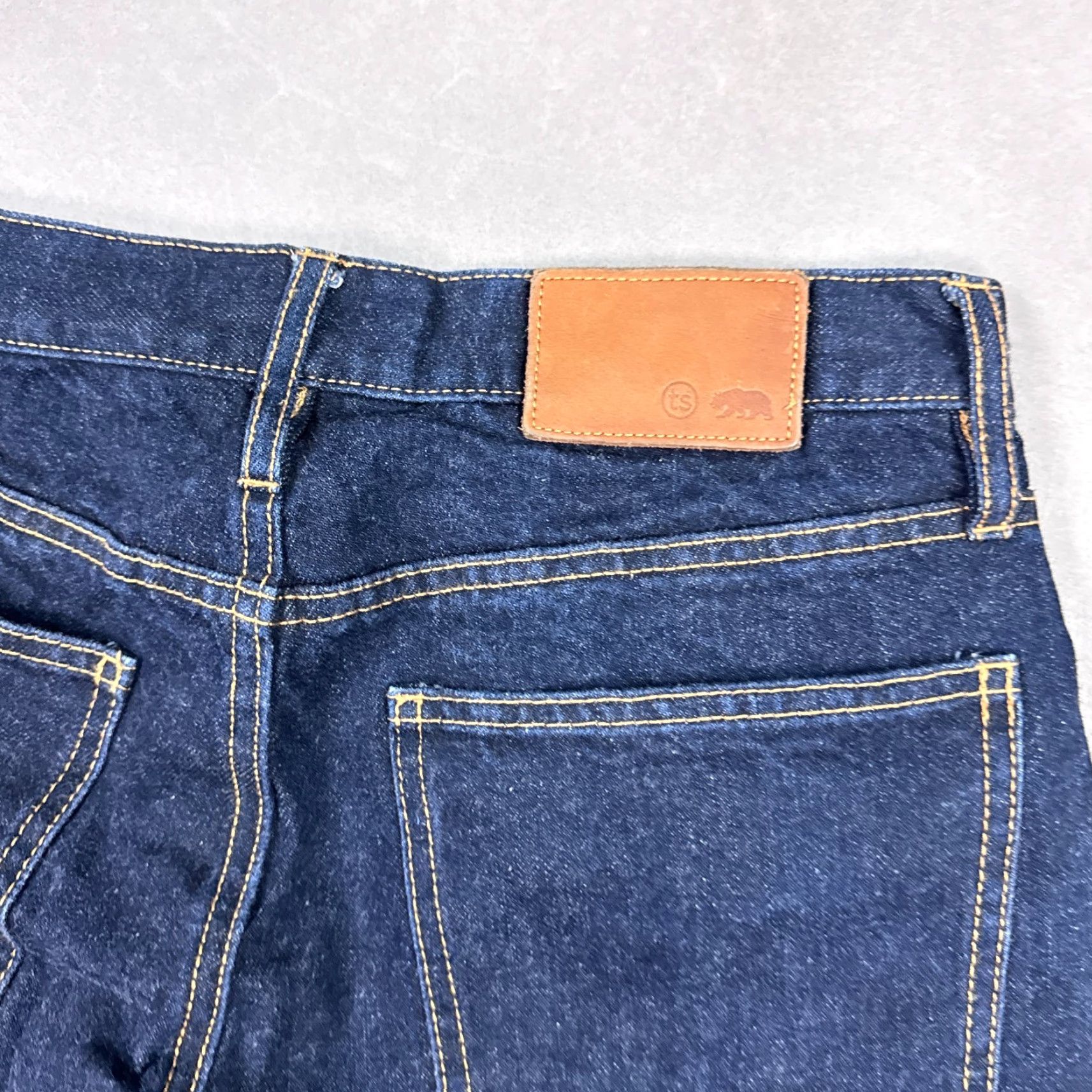 Taylor Stitch Taylor Stitch Jeans Mens 29x34 Blue Selvedge Denim Pants Button Fly Slim Dark Size US 29 - 7 Thumbnail