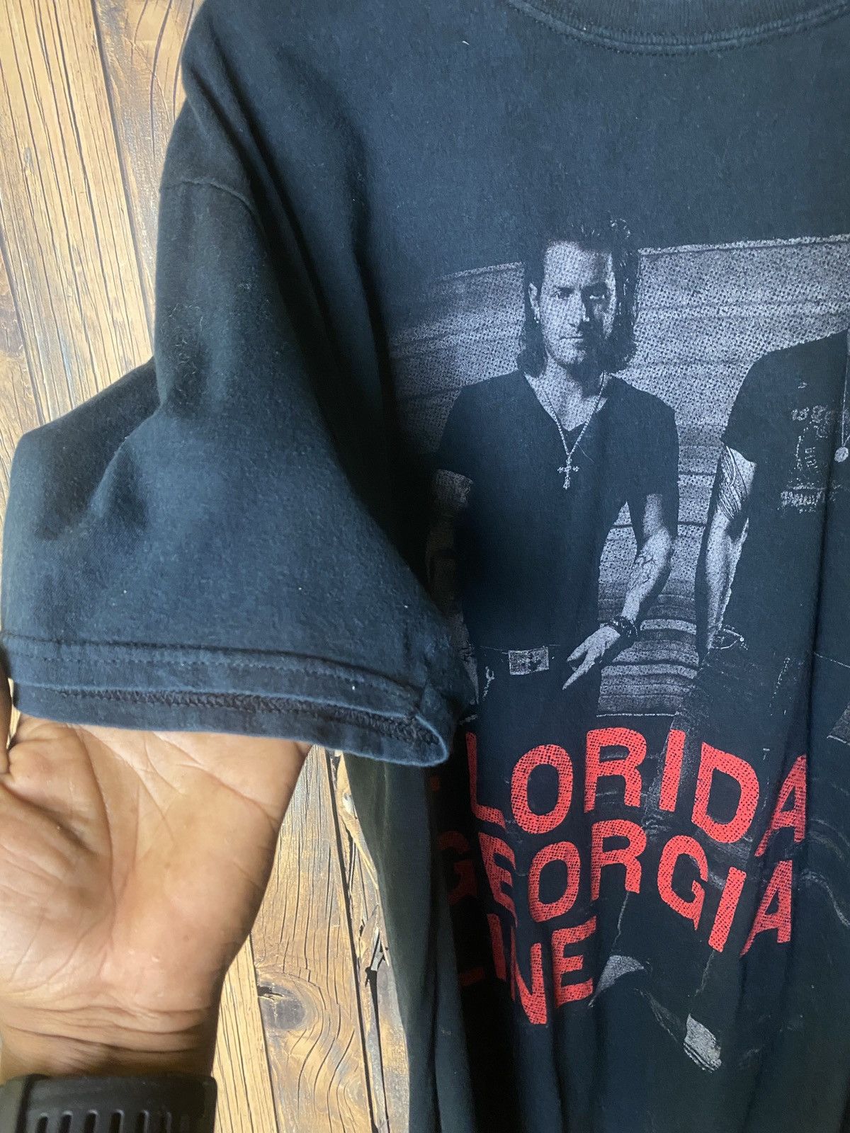 Band Tees × Japanese Brand × Vintage Vintage y2k Florida giorgia line band tee Size US L / EU 52-54 / 3 - 11 Thumbnail