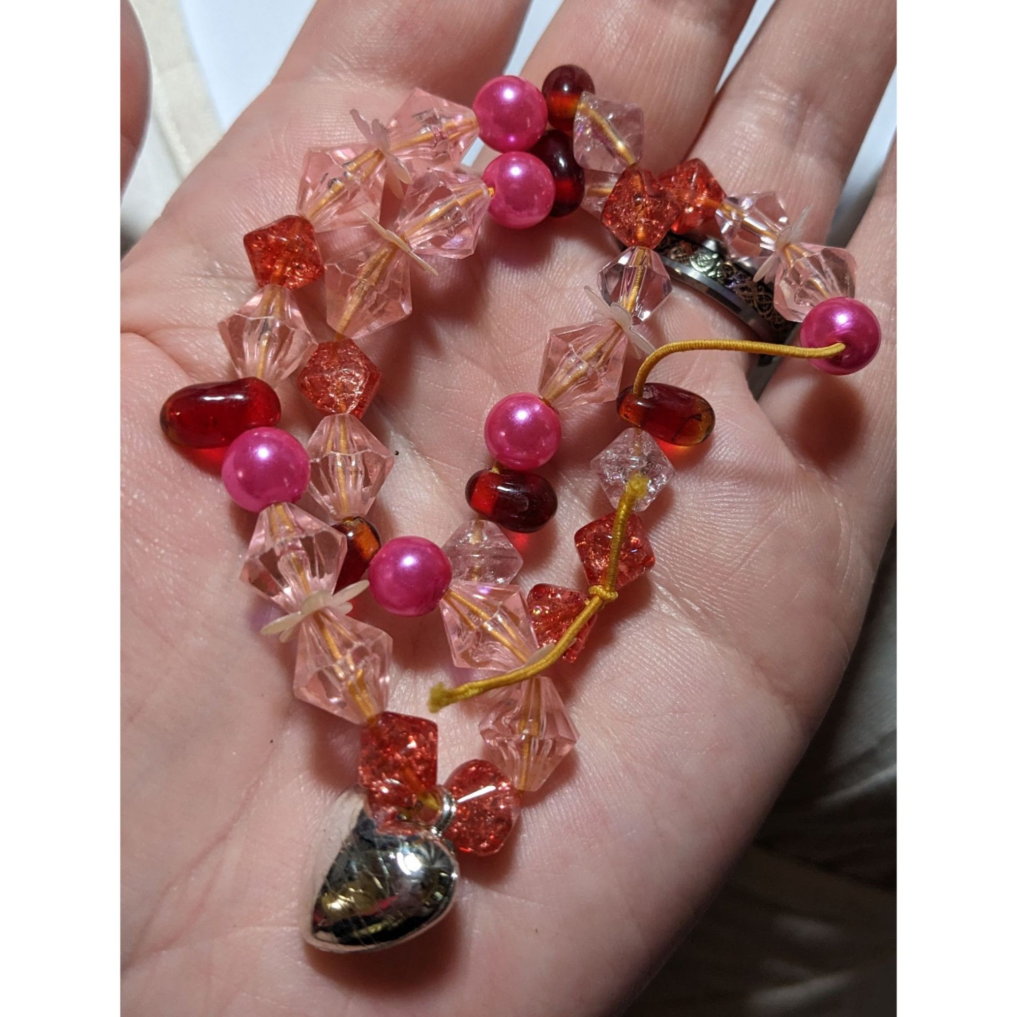 Other Handmade Beaded Coquette Necklace Size ONE SIZE - 5 Thumbnail