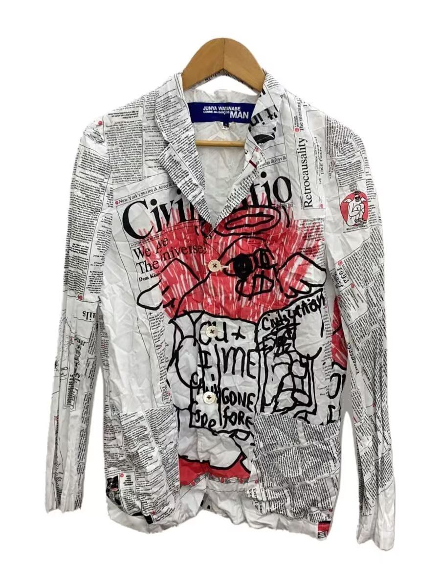Comme des Garcons × Junya Watanabe "CIVILISATION" Sketch Light Tailored Jacket Size US S / EU 44-46 / 1 - 1 Thumbnail