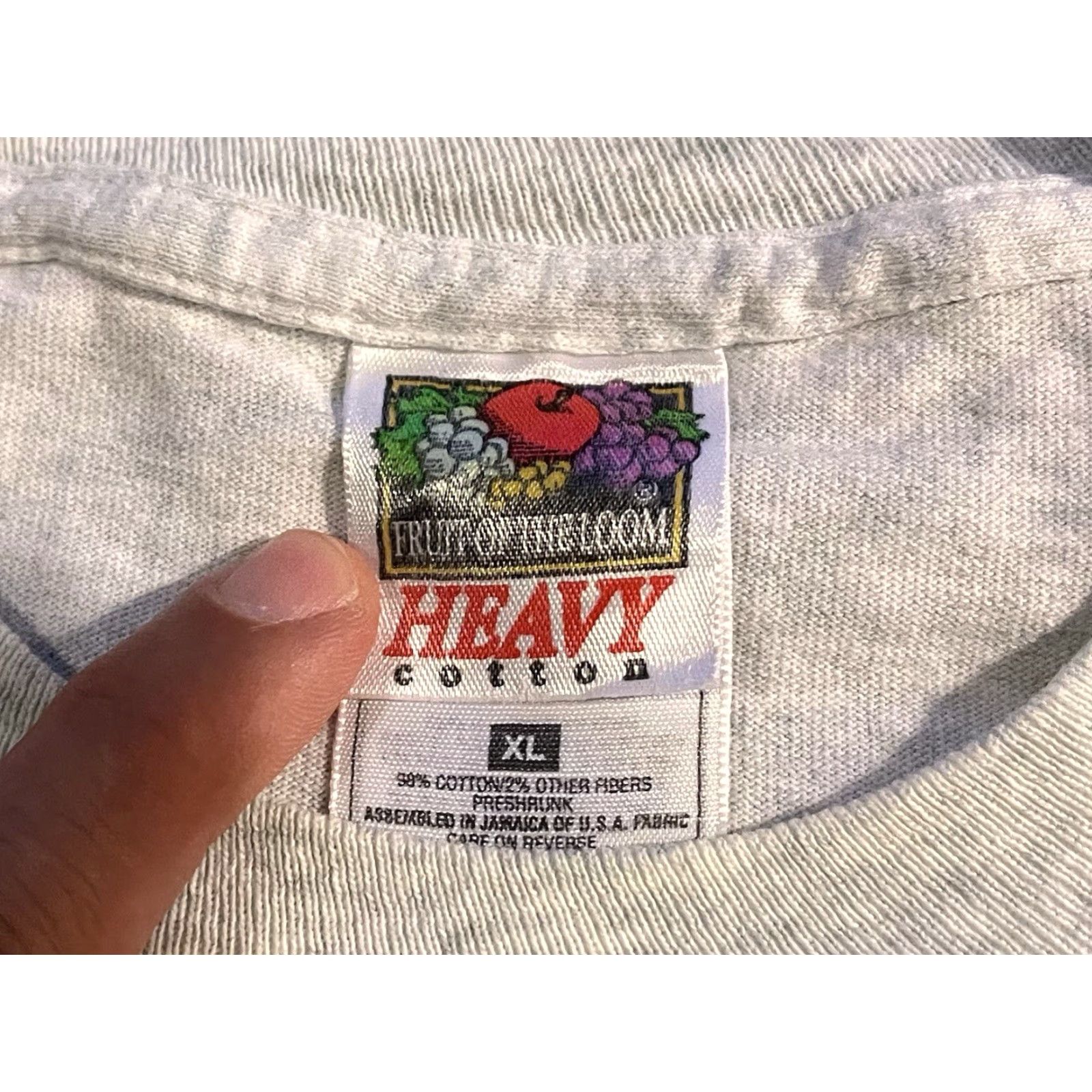 Fruit Of The Loom VINTAGE Monterey Beach Club New Jersey Shirt Men’s XL Grey 90s Size US XL / EU 56 / 4 - 7 Thumbnail