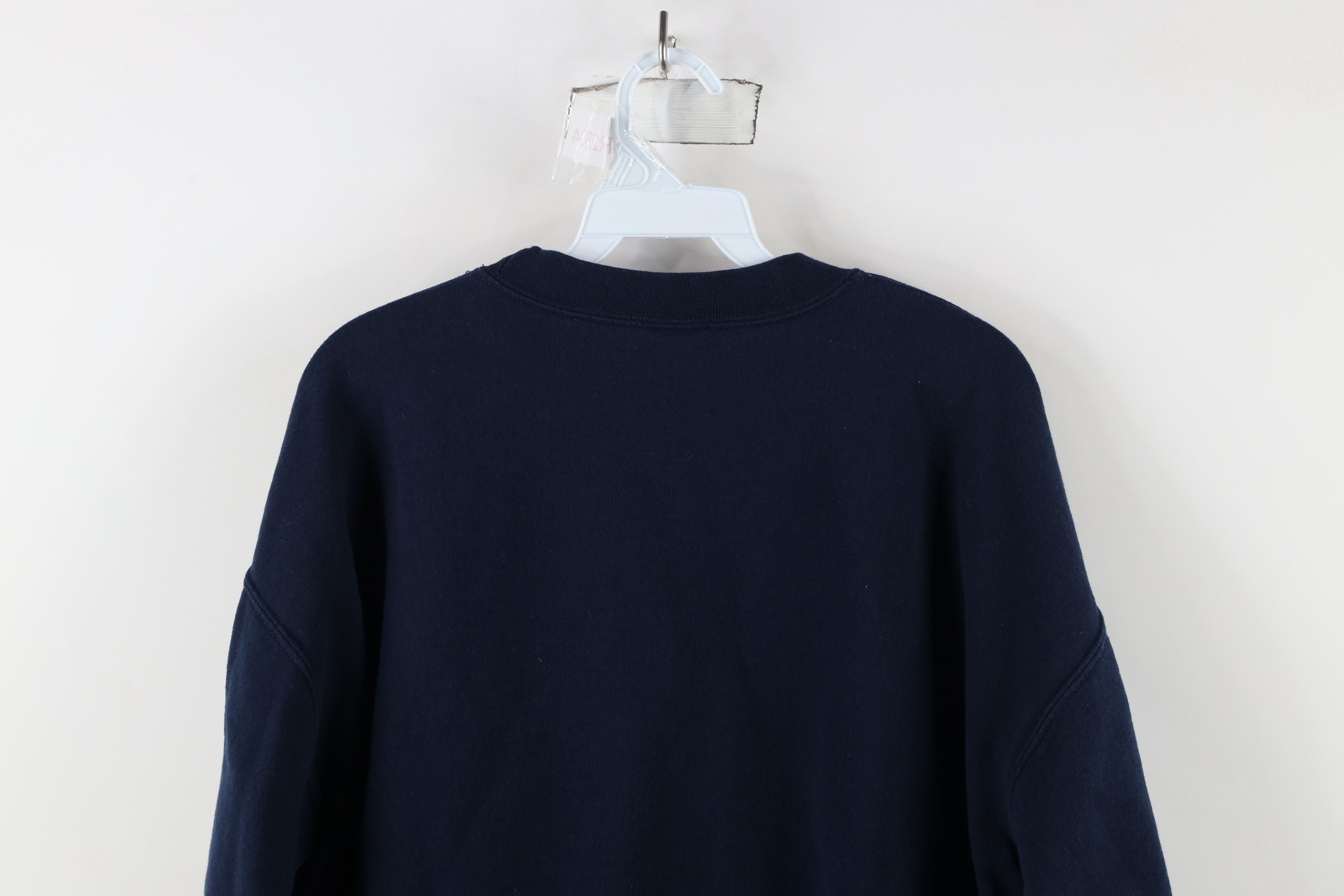 Vintage Vintage Christmas Santa Claus Postage Stamp Sweatshirt Blue Size L / US 10 / IT 46 - 9 Thumbnail