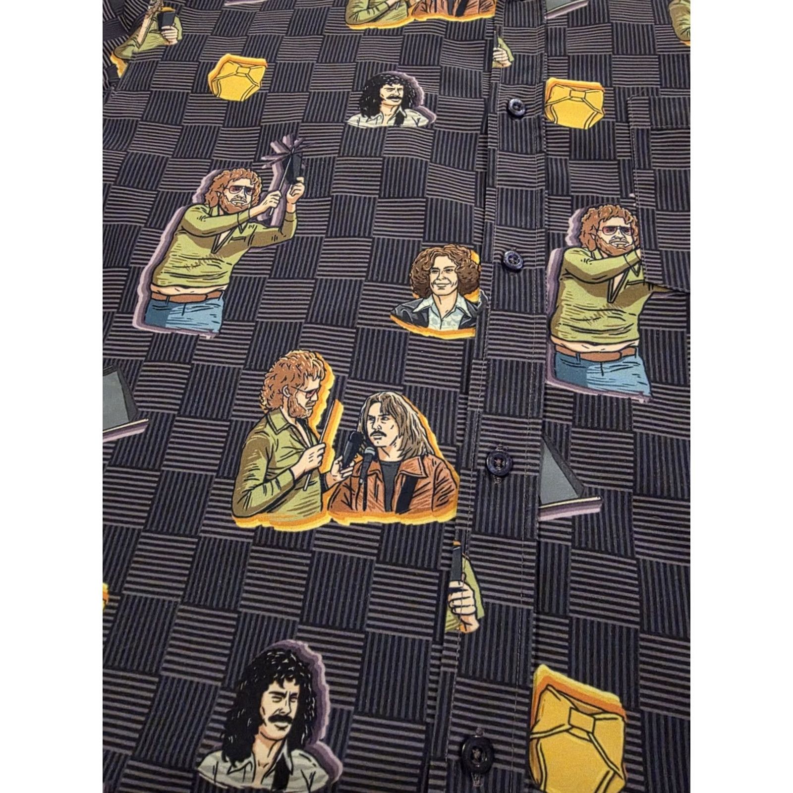 Olive RSVLTS x Saturday Night Live SNL More Cowbell Button Down Shirt Funny Casual XL Size US XL / EU 56 / 4 - 5 Thumbnail