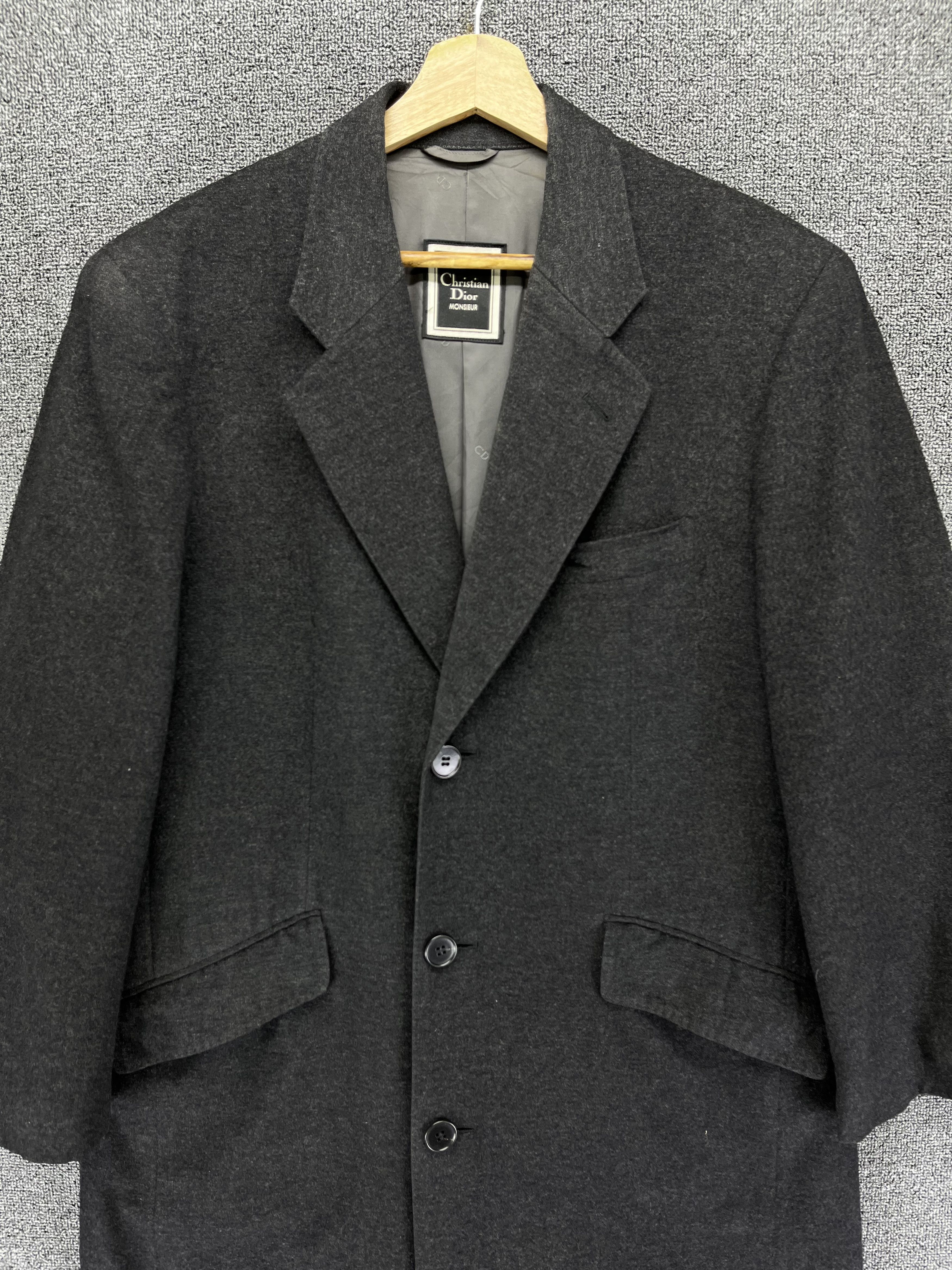 Christian Dior Monsieur Vintage 90s Christian Dior Monsieur Luxury Rare Wool Jacket Size US L / EU 52-54 / 3 - 5 Thumbnail