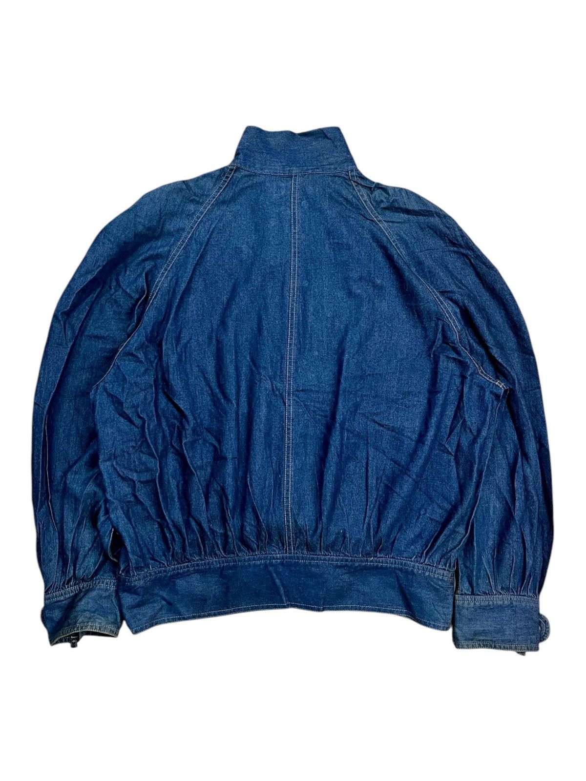 If Six Was Nine 1990s Norma Kamali - Napoleon Denim Jacket Size L / US 10 / IT 46 - 7 Thumbnail