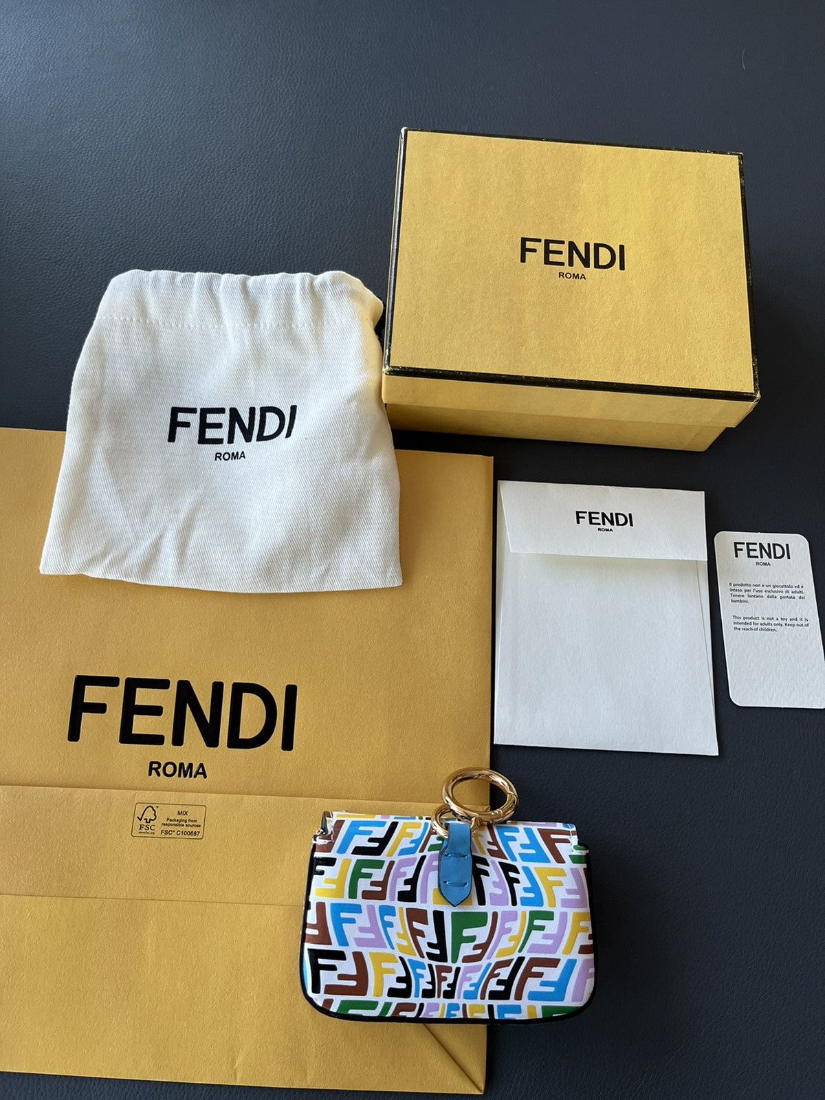 Fendi Fendi Super Runway Mini Bouquet Charm Bag Brand New Size ONE SIZE - 13 Thumbnail