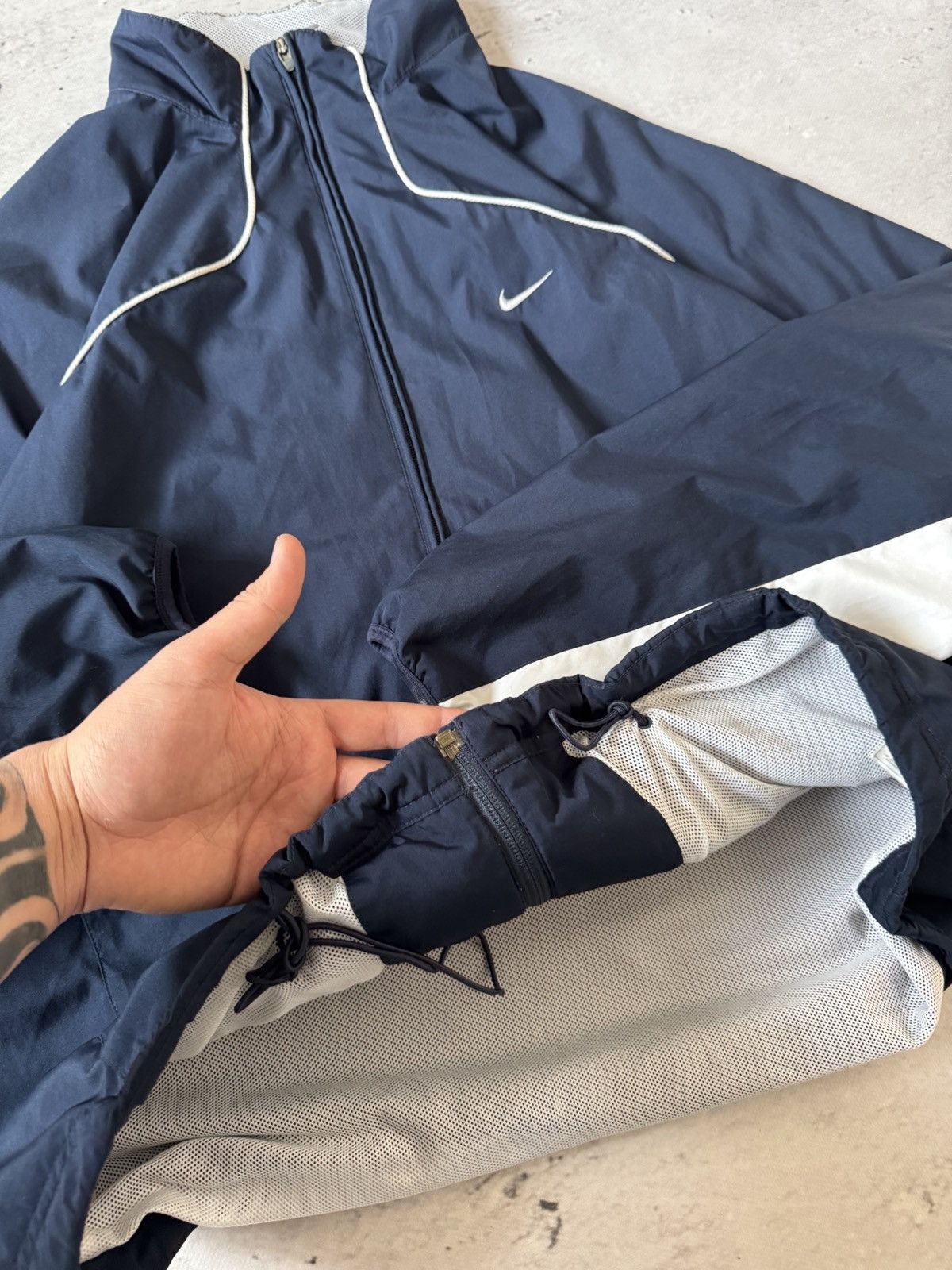 Nike × Vintage NIKE VINTAGE BASIC LOGO OVERSIZE BAGGY LIGHT JACKET Size US XL / EU 56 / 4 - 7 Thumbnail