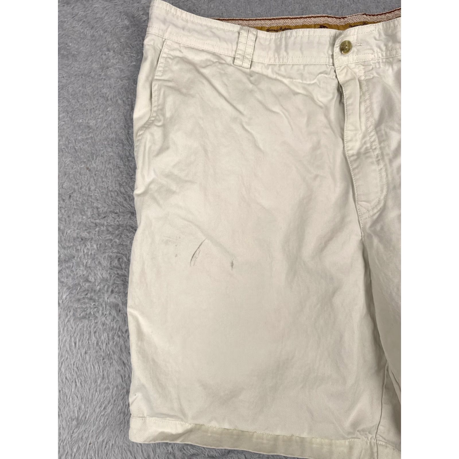 Tommy Bahama Tommy Bahama Shorts Men 38 White Chino Cotton Tencel Blend Flat Front 38x9 Size US 38 / EU 54 - 2 Thumbnail