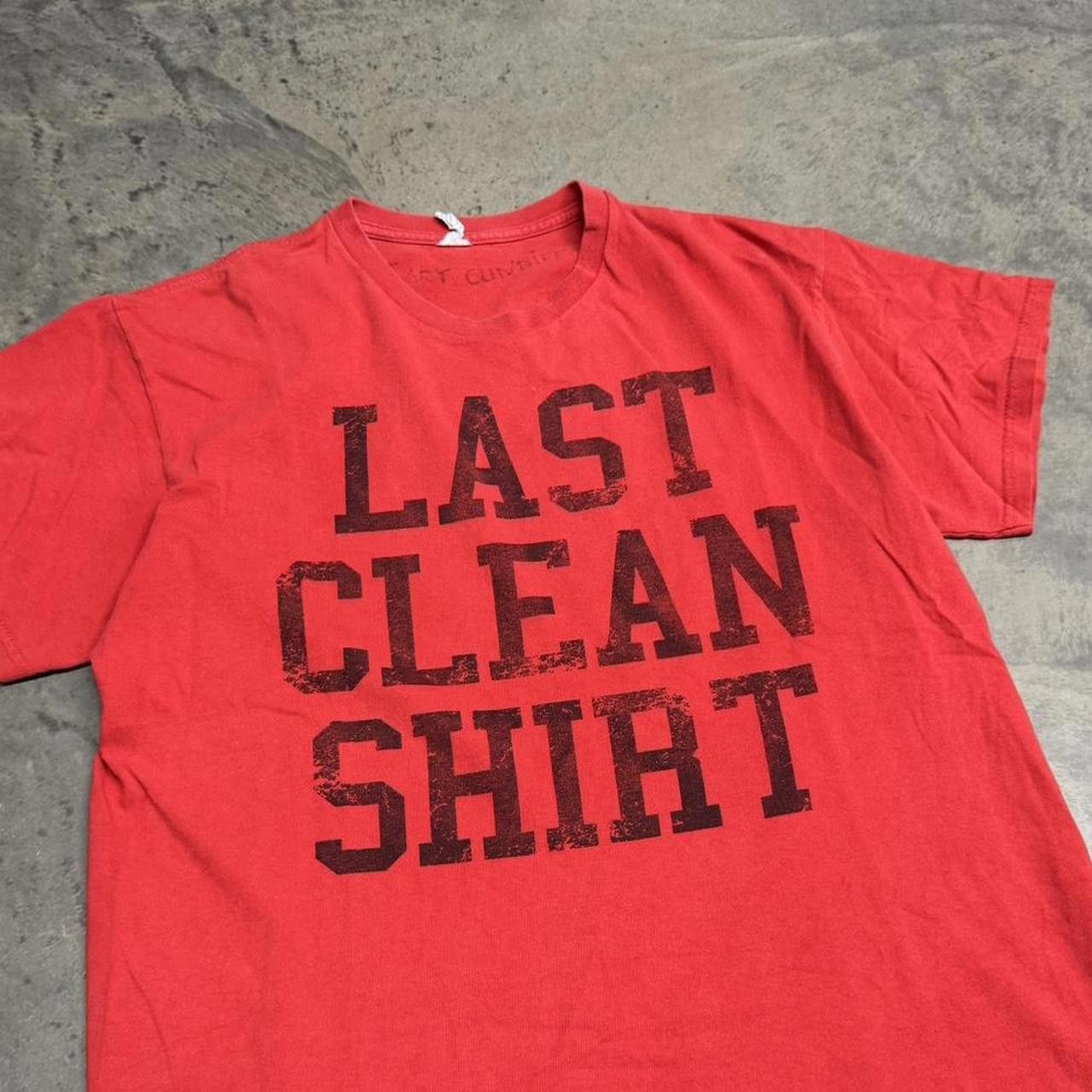 Alstyle × Vintage Vintage Y2K “Last Clean Shirt” T Shirt Size US L / EU 52-54 / 3 - 2 Thumbnail