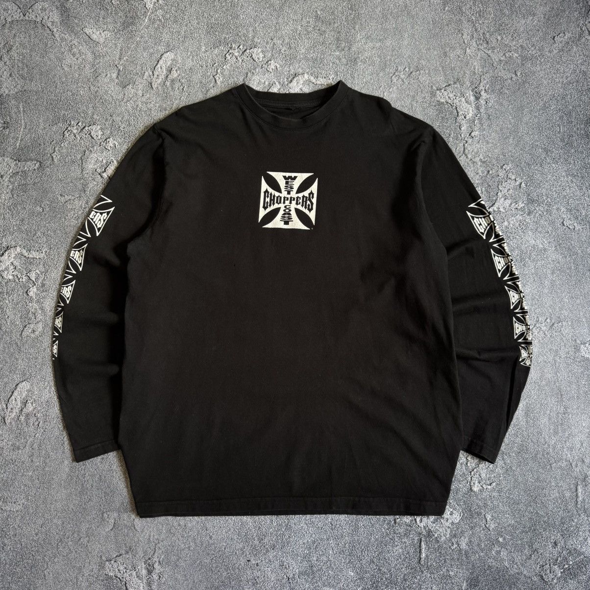 West Coast Choppers West Coast Choppers Big Logo Long sleeve Very Rare Vintage Size US L / EU 52-54 / 3 - 5 Thumbnail