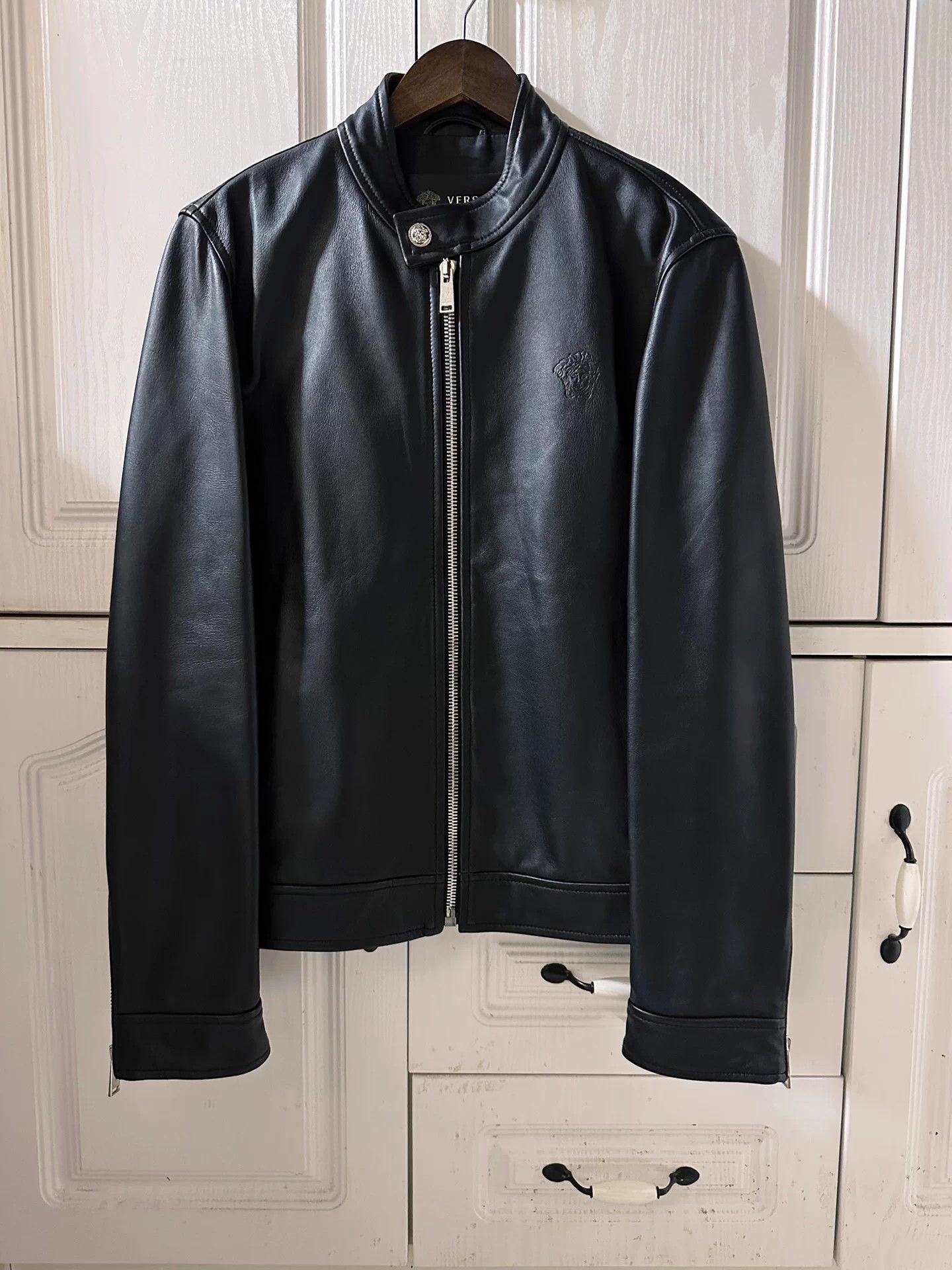 Versace Versace Runway Soft Lambskin Leather Jacket Men's S Size US S / EU 44-46 / 1 - 1 Thumbnail