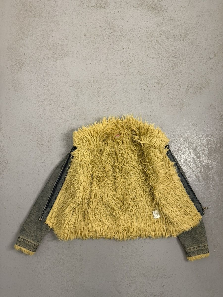 Diesel Vintage 00s Diesel Fur Y2K Jeans Jacket Size S / US 4 / IT 40 - 8 Thumbnail