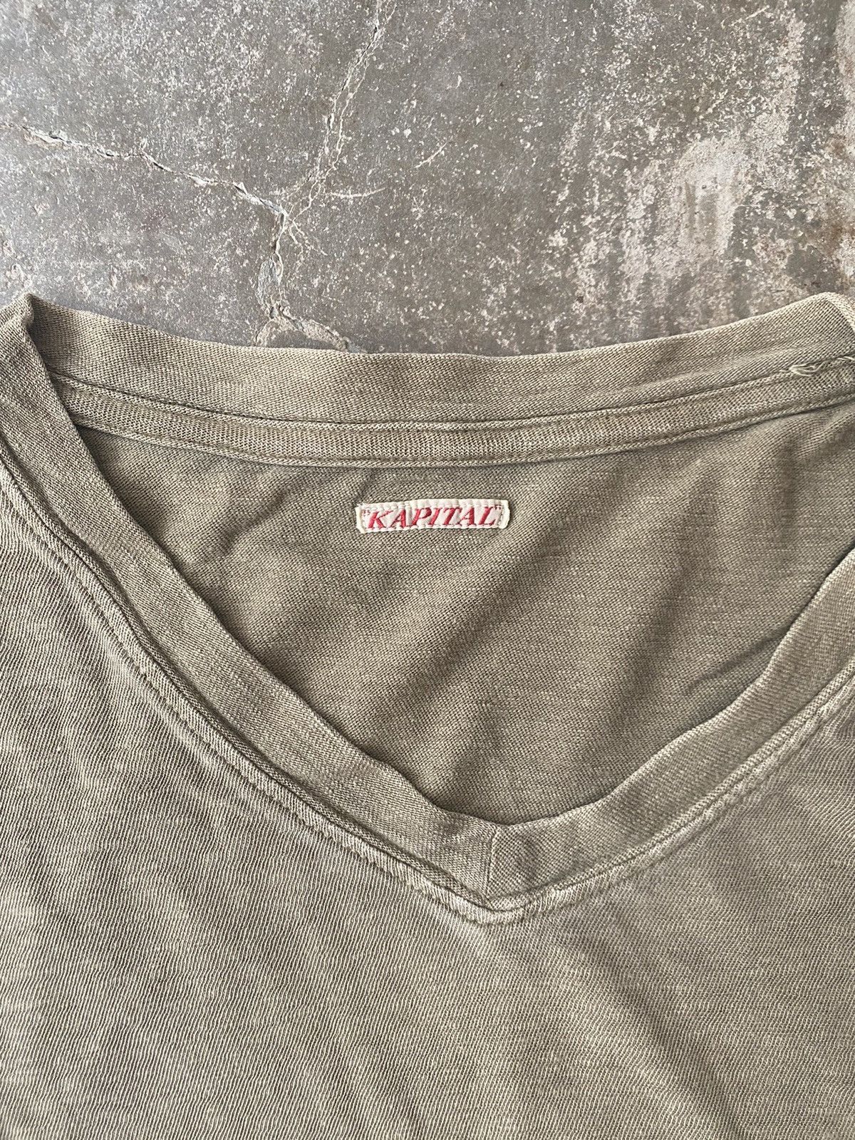 Kapital Kapital V Neck Pocket Tee Visvim RRL Comme des Garcons 45rpm Size US L / EU 52-54 / 3 - 2 Thumbnail