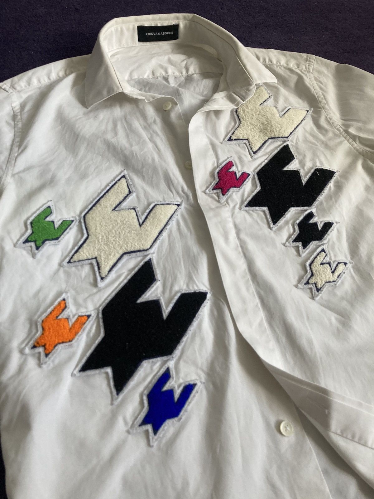 Kris Van Assche Kris Van Assche White Poplin Shirt Size US M / EU 48-50 / 2 - 3 Thumbnail