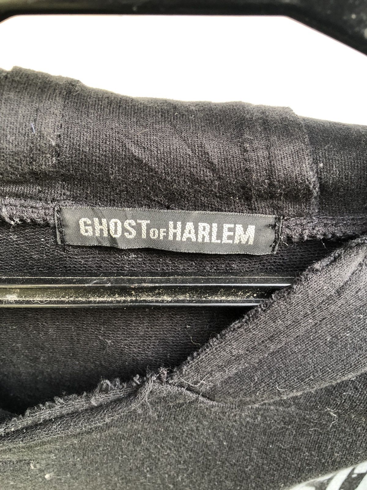 Seditionaries Ghost of Harlem Distressed Cross Anarchy Button Hoodie Size S / US 4 / IT 40 - 6 Thumbnail