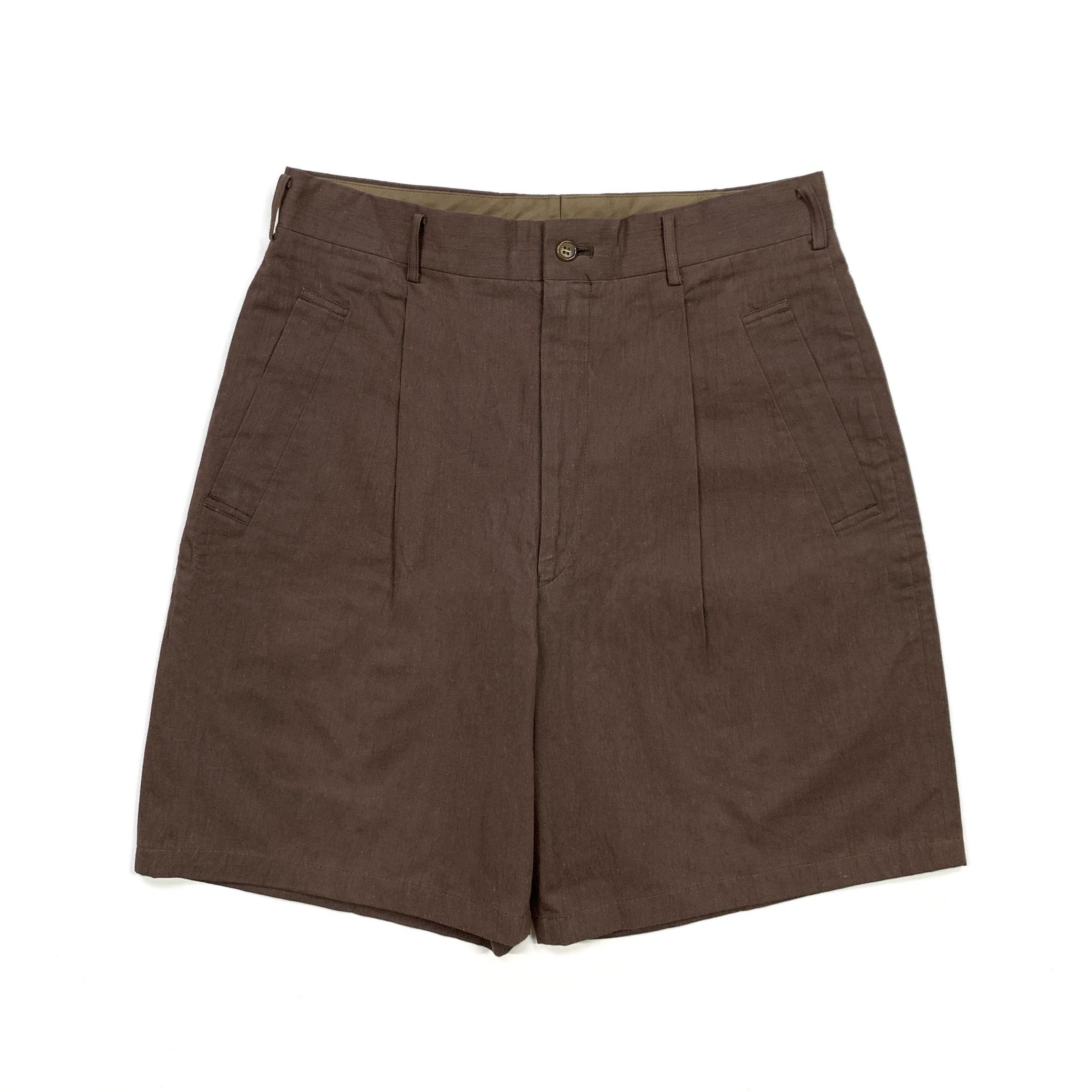 Comme des Garcons 90s Pleated Dad Shorts Size US 30 / EU 46 - 3 Thumbnail