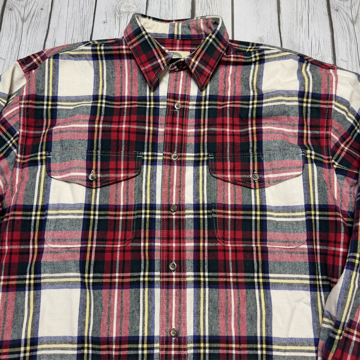 Eddie Bauer × Vintage Vintage Eddie Bauer Legends flannel shirt Size US L / EU 52-54 / 3 - 3 Thumbnail
