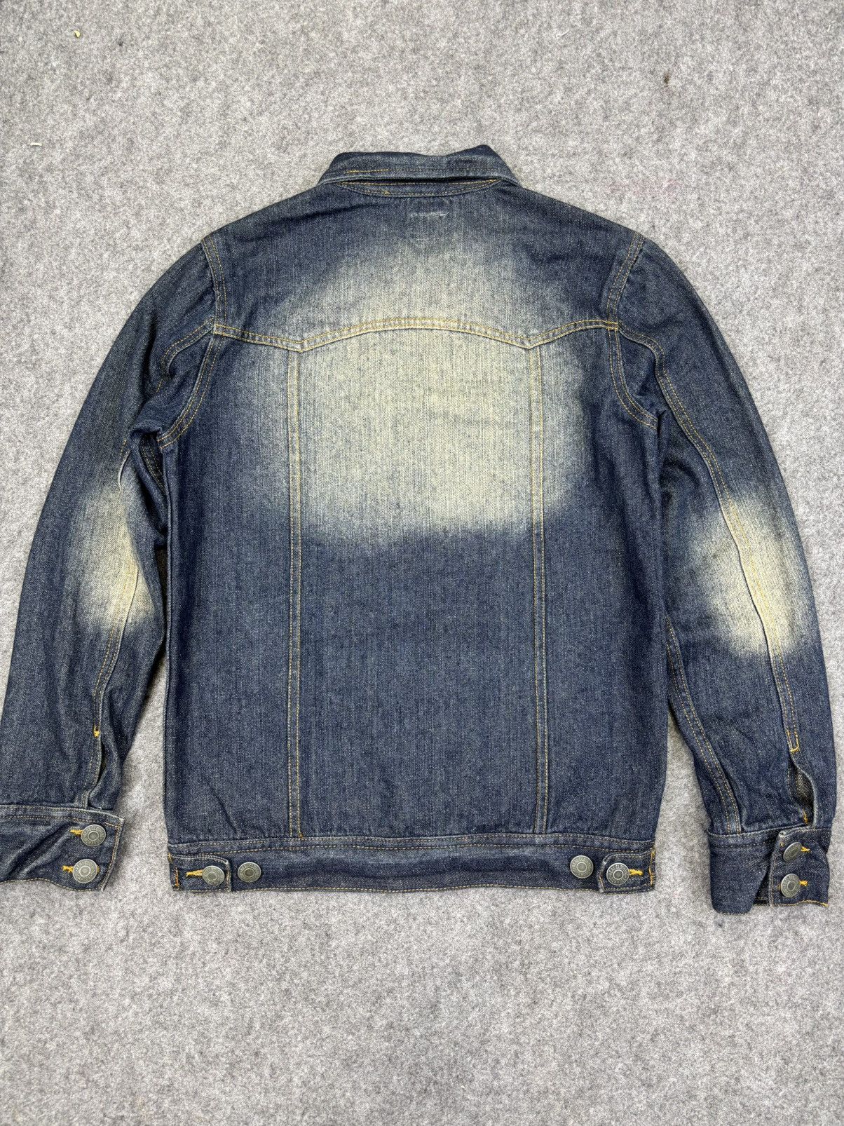 JACKROSE Jackrose Insane Stone Wash Fades Trucker Jacket F819 Size US S / EU 44-46 / 1 - 14 Thumbnail
