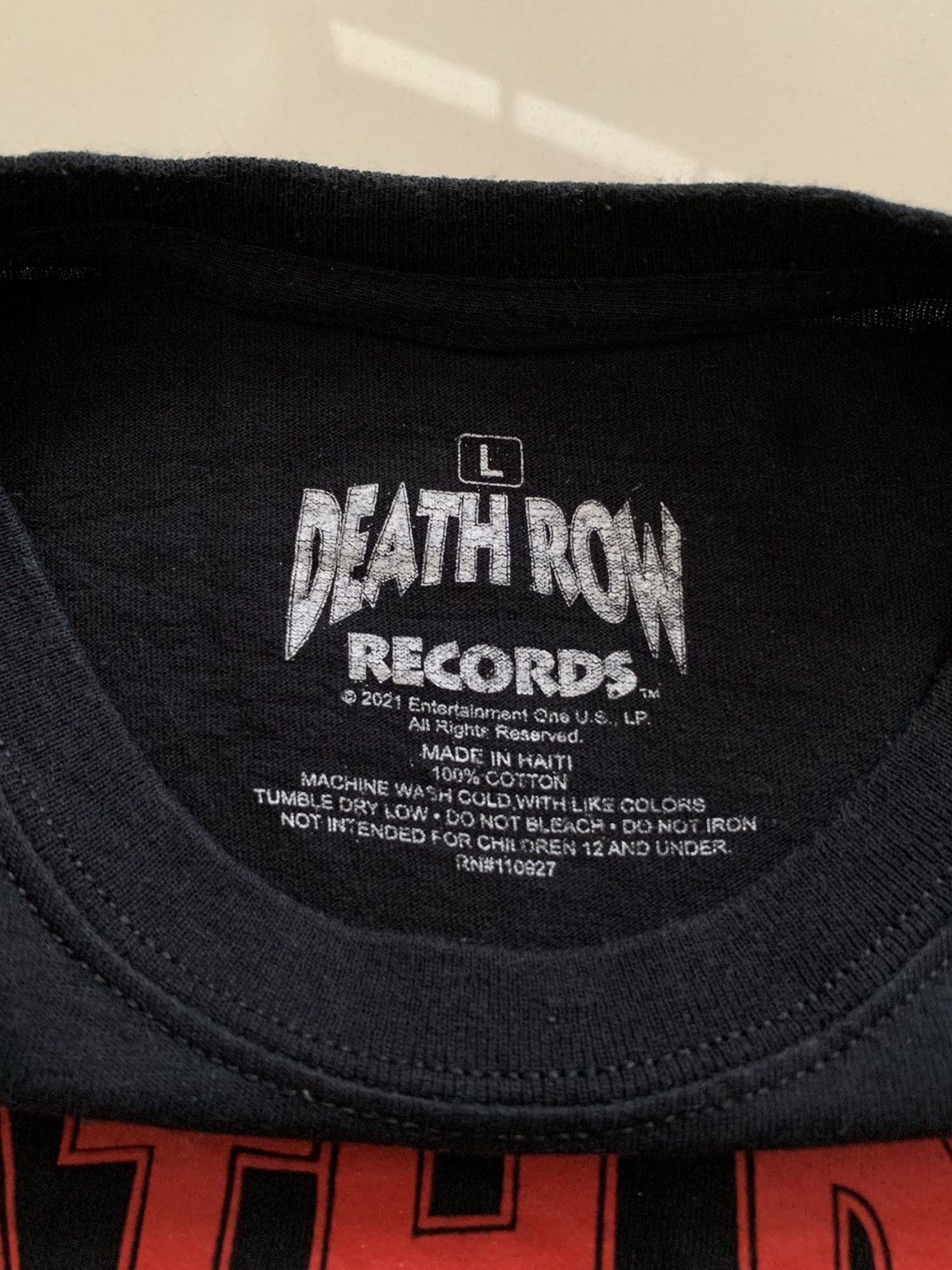 Rap Tees Deathrow Records Official Tshirt Size US L / EU 52-54 / 3 - 7 Thumbnail