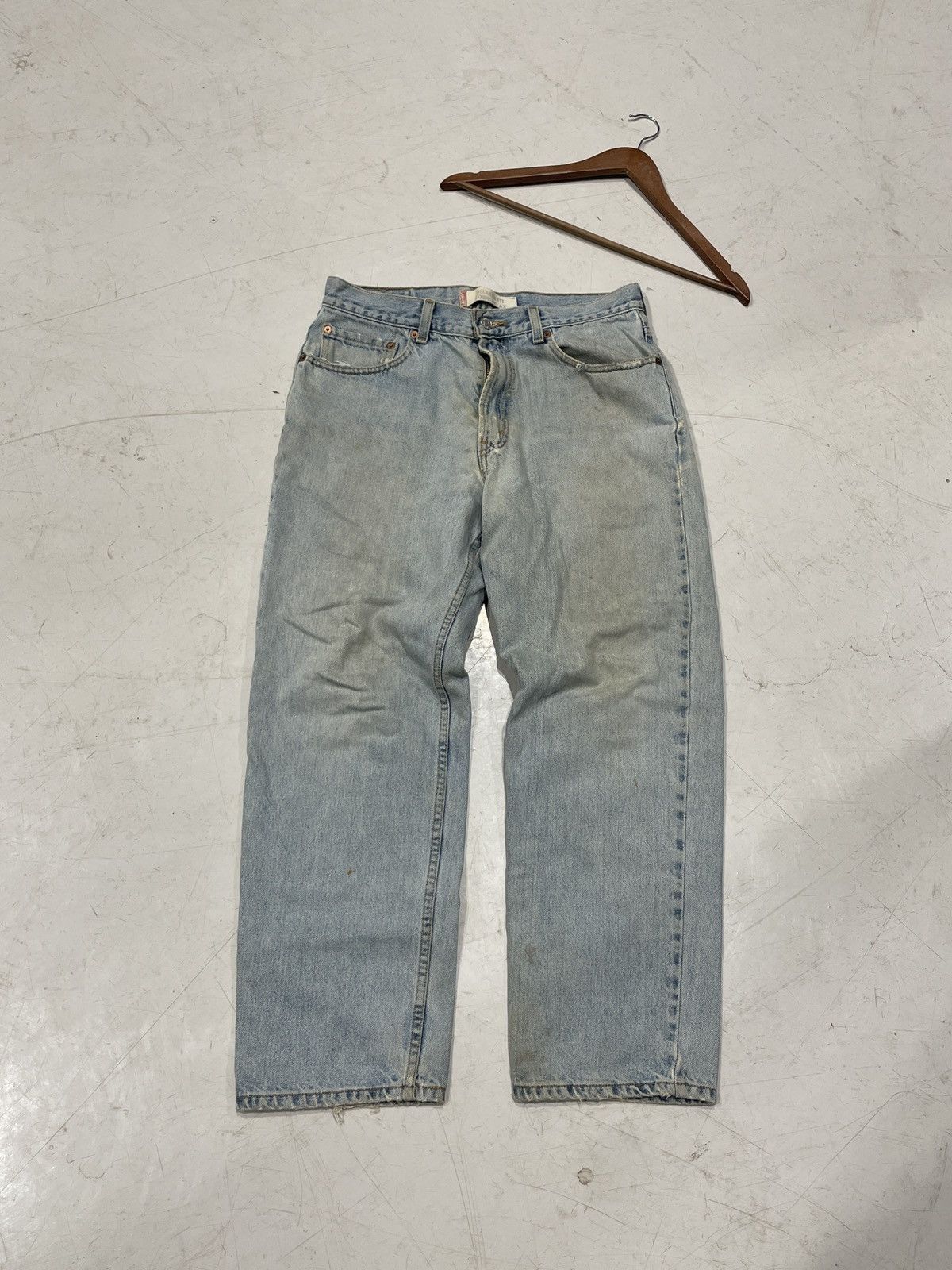 Levi's Vintage Levi’s 550s Blue Denim Size US 34 / EU 50 - 2 Thumbnail