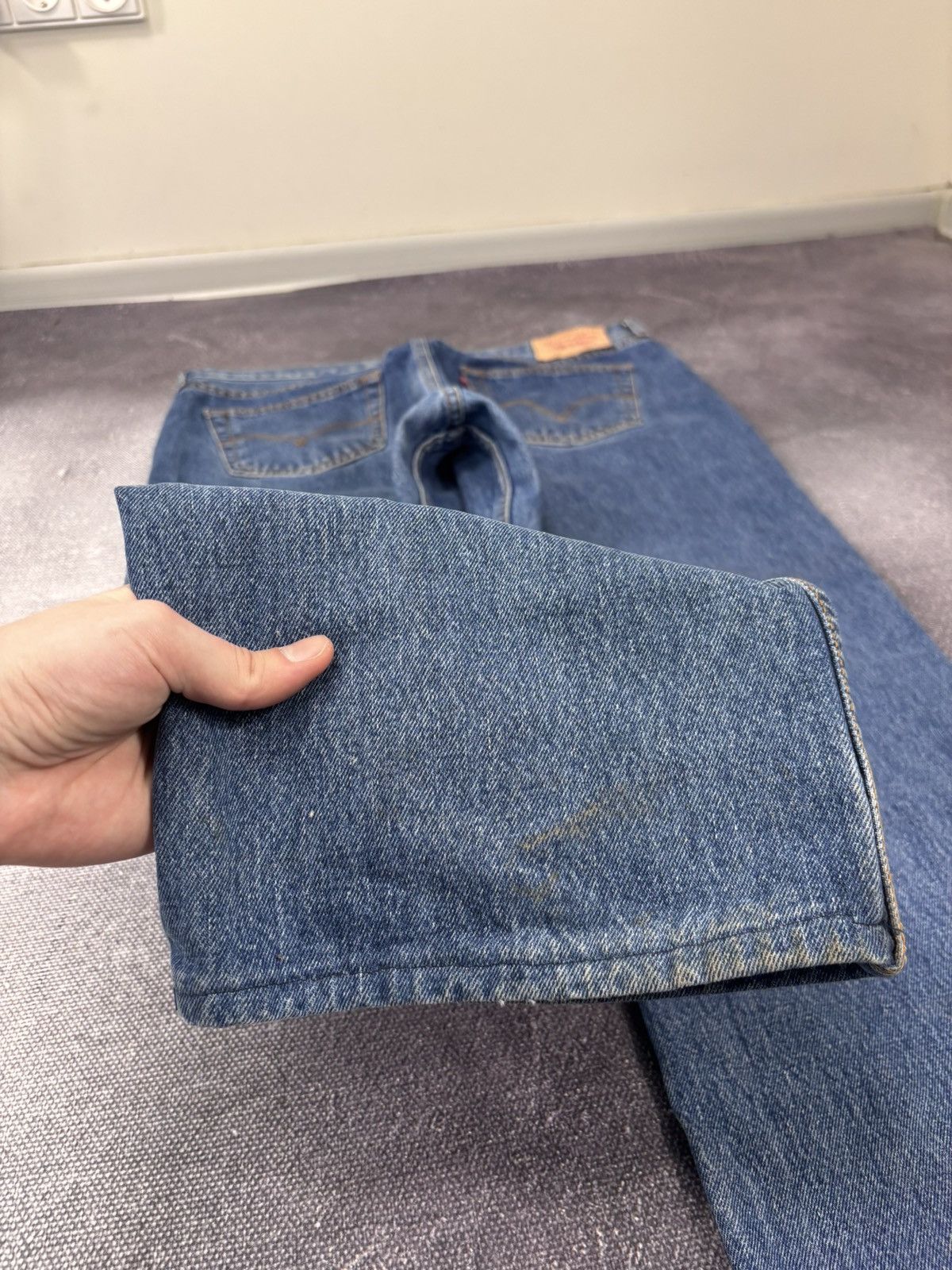 Levi's Vintage Levi’s 751 Men’s Straight Leg USA Blue Denim Jeans Size US 40 / EU 56 - 5 Thumbnail
