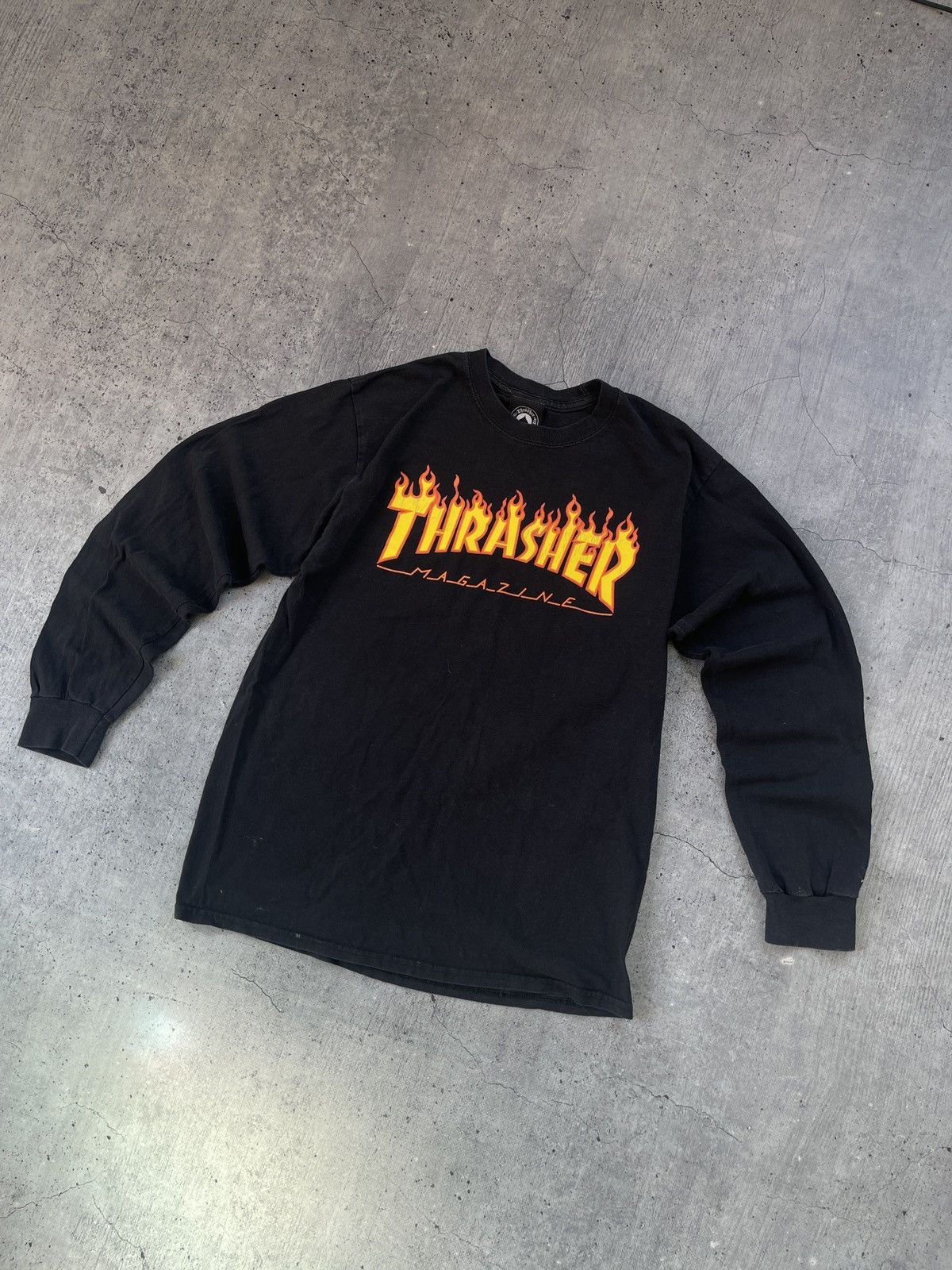 Thrasher × Zumiez Thrasher long sleeve graphic tee Size US M / EU 48-50 / 2 - 1 Thumbnail