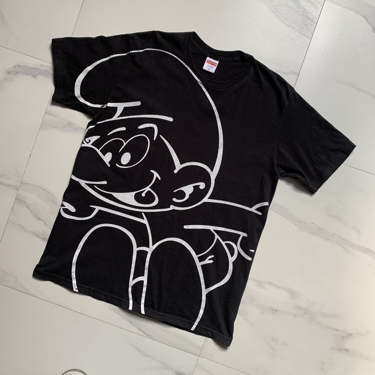 Supreme Supreme x Smurfs Black T-Shirt Size US M / EU 48-50 / 2 - 4 Thumbnail