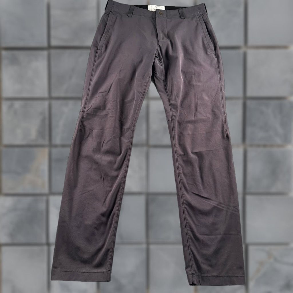 Reigning Champ Reigning Champ Pants Mens 28 Slim Stretch Tapered Chino Purple Casual Full Front Flat Front Branded Button Size US 28 / EU 44 - 1 Thumbnail