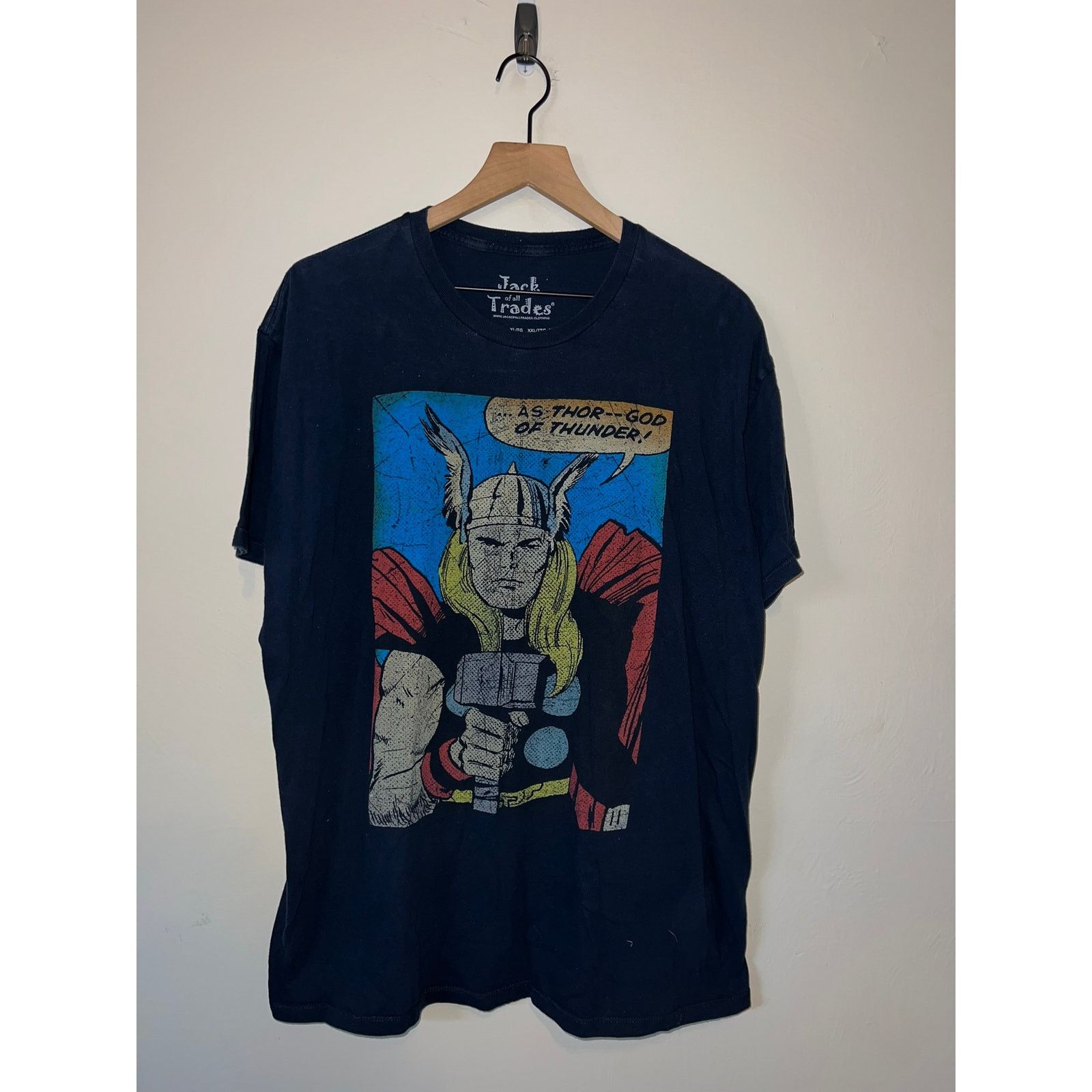 Marvel Comics Marvel Thor Shirt Jack Of All Trades Thor God Thunder Tee XL Size US XL / EU 56 / 4 - 1 Thumbnail