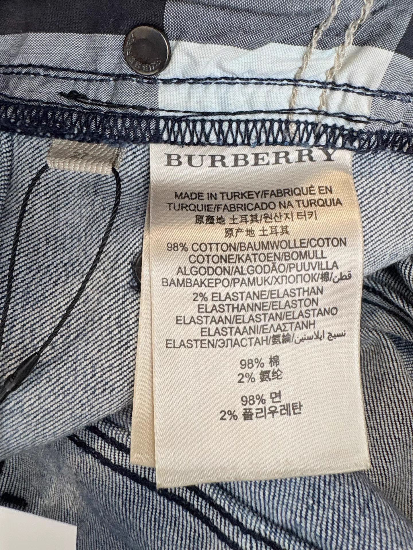 Burberry BURBERRY Color-block Jeans K1 Size US 27 - 6 Thumbnail