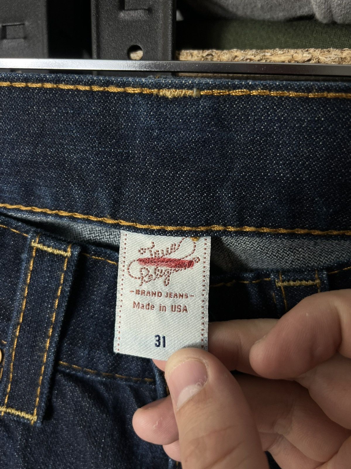 True Religion True Religion Big Logo Pocket Jeans USA Denim Y2K Size 31 Size US 31 - 12 Thumbnail