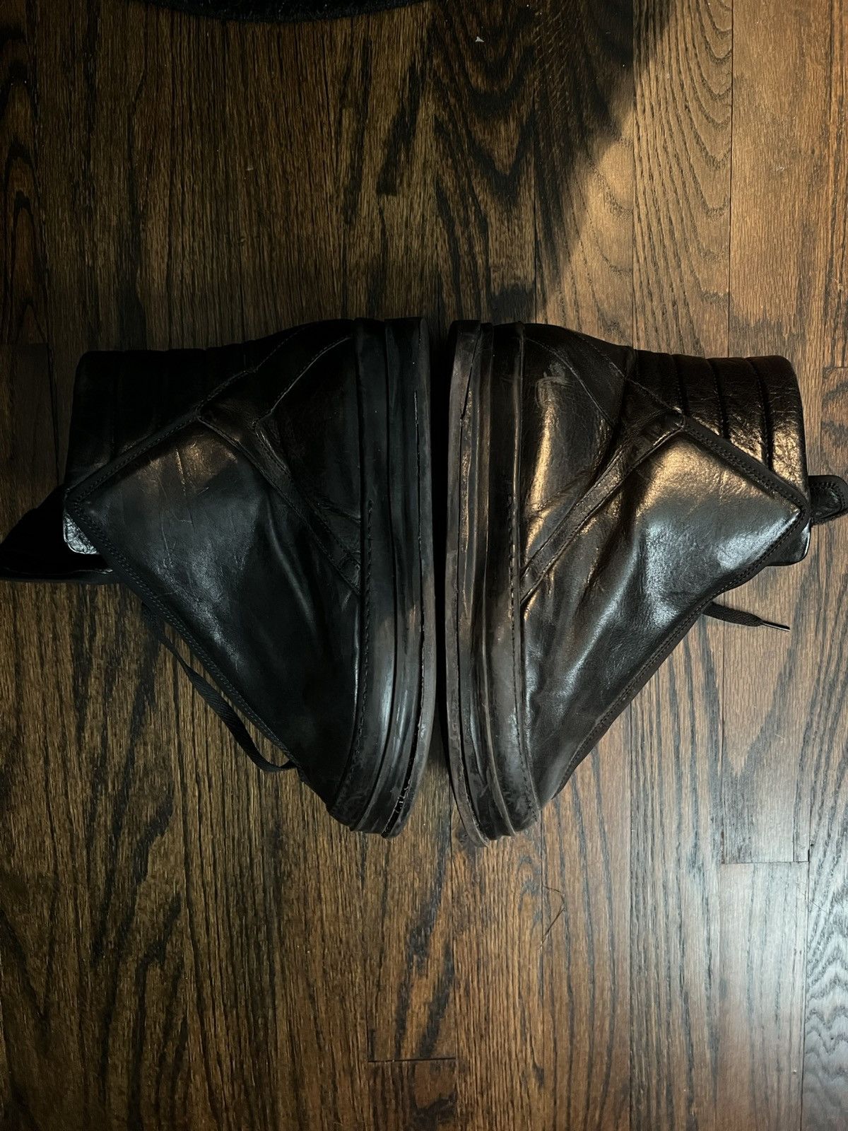 Rick Owens Rick owens ss10 leather hoof dunk Size US 9 / EU 42 - 3 Thumbnail