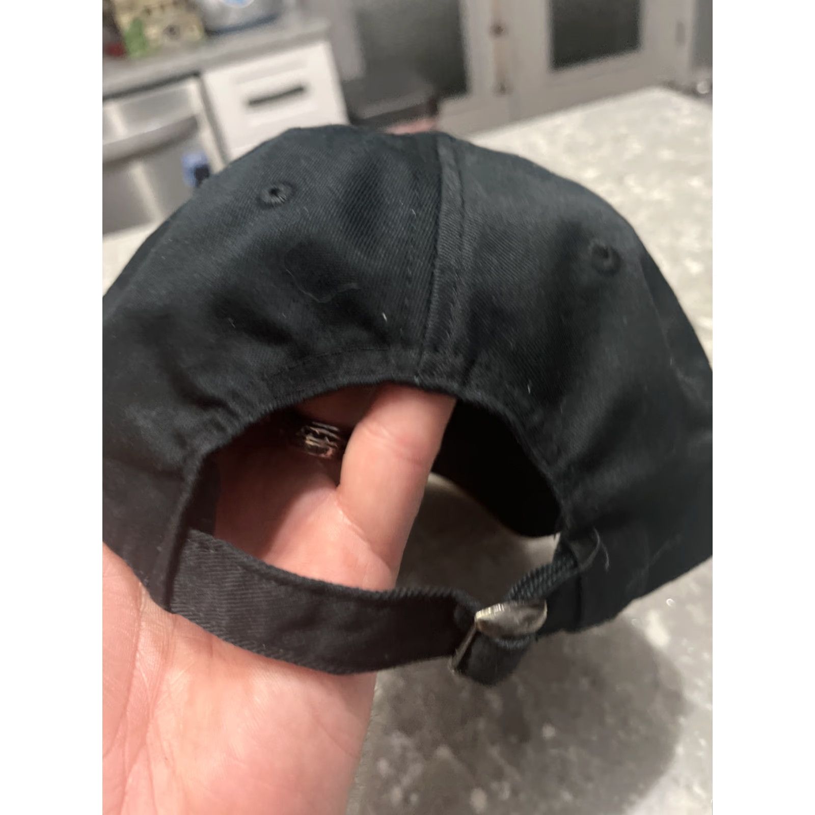 Budweiser VINTAGE 2002 Budweiser logo Anheuser Busch Official BLACK Adjustable Hat Halloween Unisex Adults Adjustable Black Logo Baseball Cap Mens Womens Size ONE SIZE - 4 Thumbnail