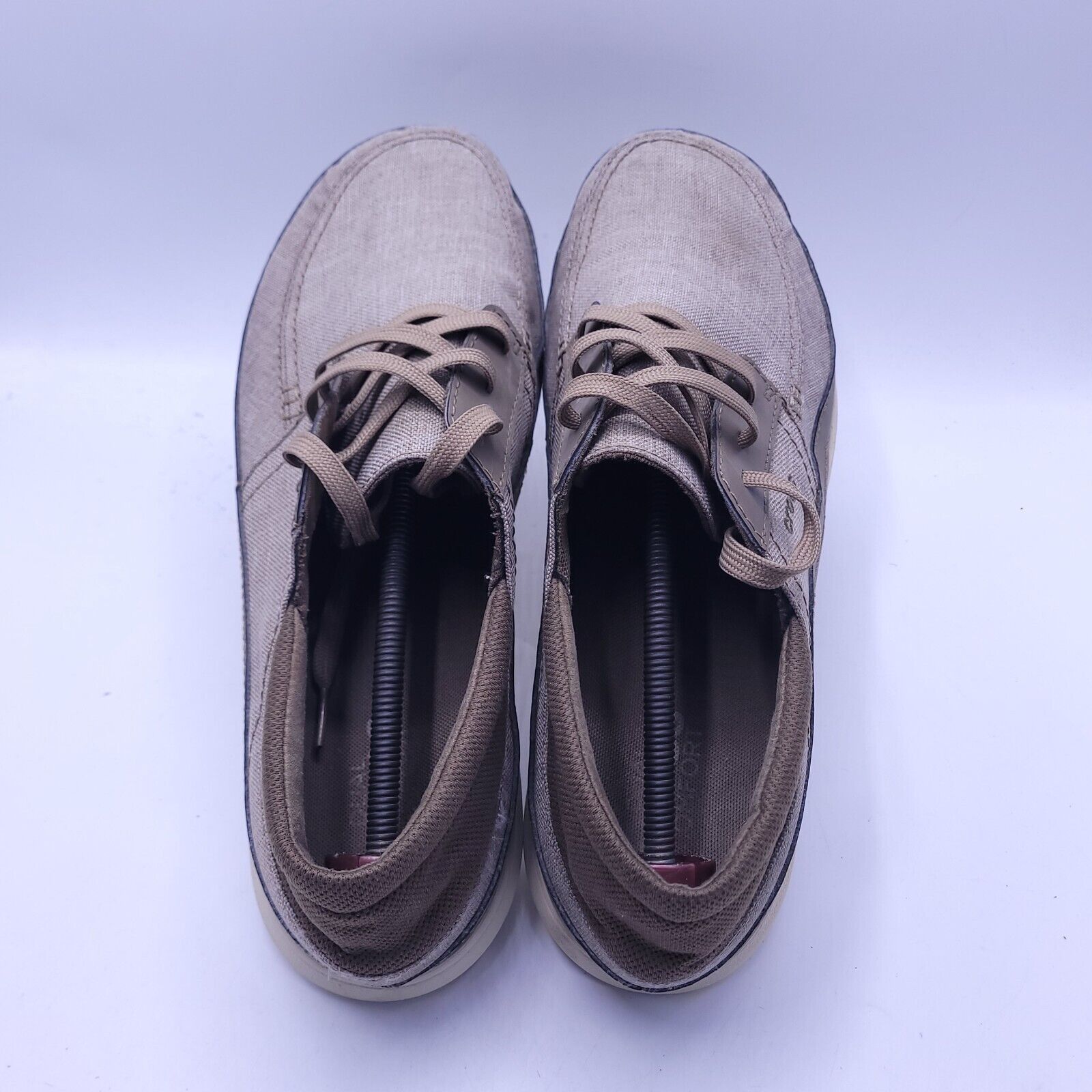 Crocs Crocs Santa Cruz Canvas Shoe Mens Size 13 204837 Beige Size US 13 / EU 46 - 4 Thumbnail