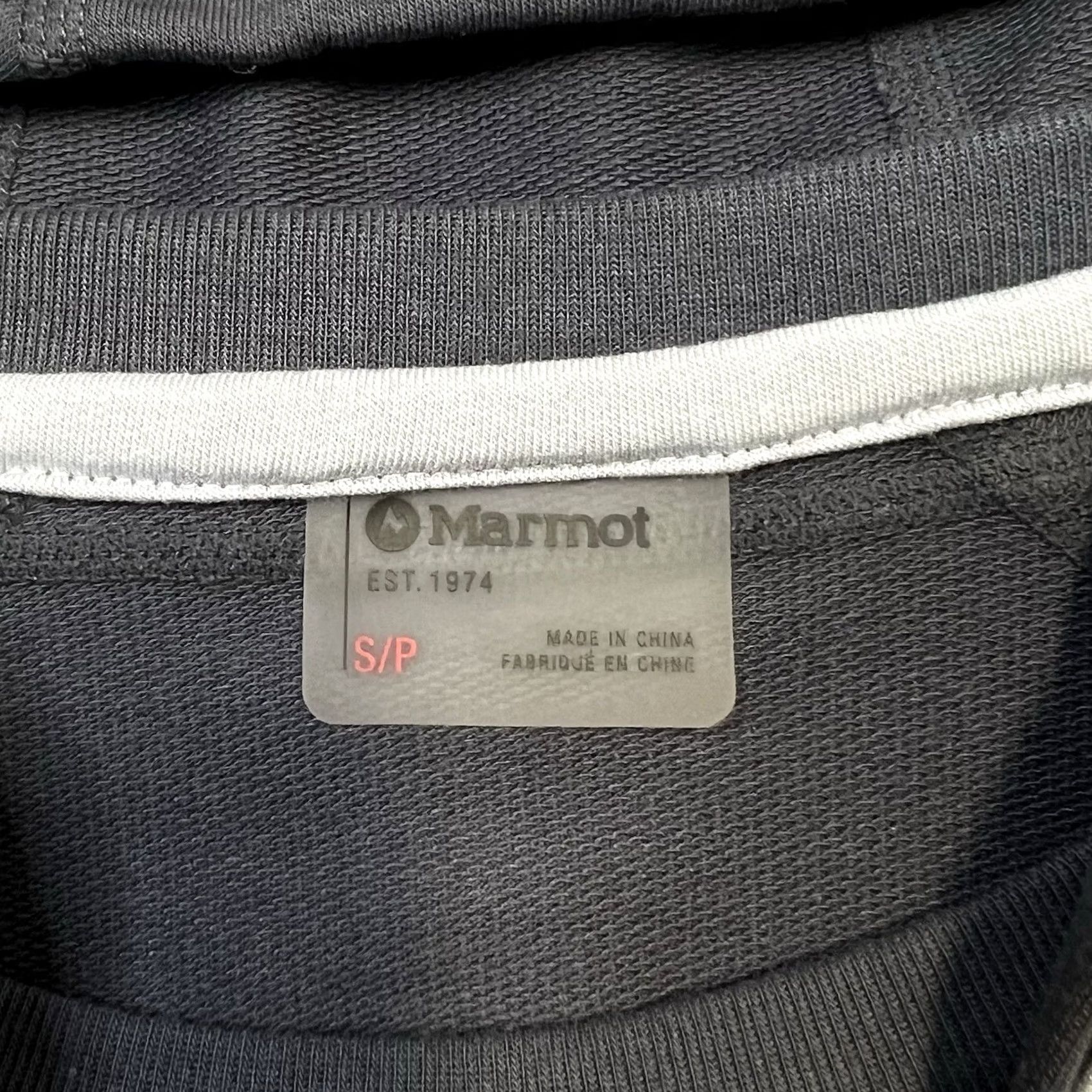 Marmot VINTAGE Marmot La Linea Hoodie Shirt Womens Gray Pullover Sweatshirt Size S UPF 30 Outdoor Activewear Logo La Linea 2000s Size S / US 4 / IT 40 - 4 Thumbnail