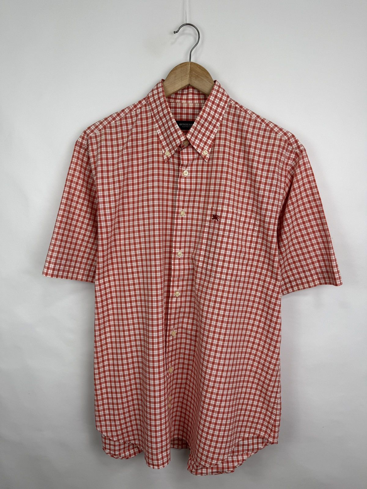 Burberry 🇬🇧 Vintage 90s Burberry London Shirt Rare Retro Hype Y2K Size US L / EU 52-54 / 3 - 3 Thumbnail
