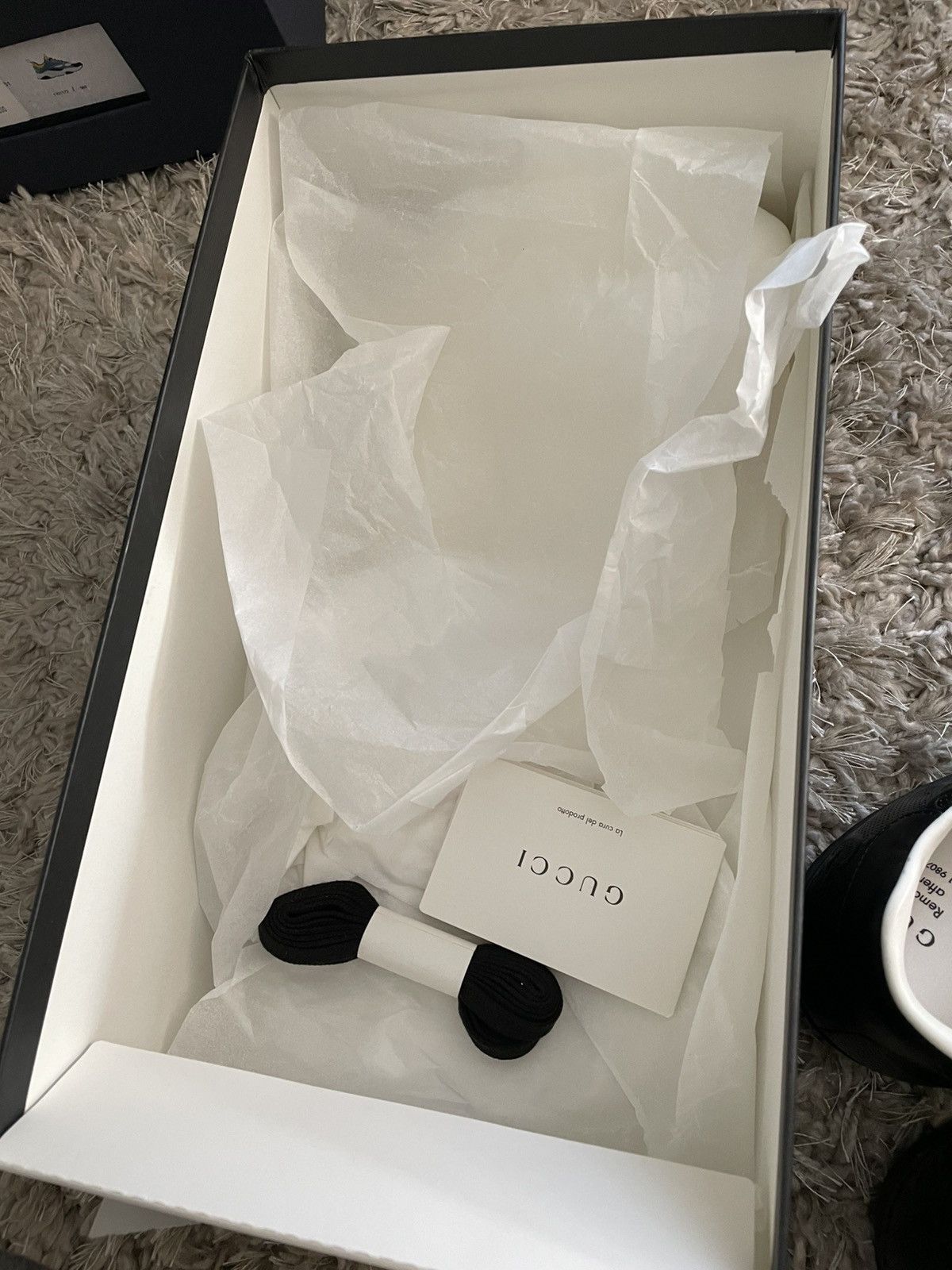 Gucci Gucci Ace Black GG Size US 10 / EU 43 - 13 Thumbnail