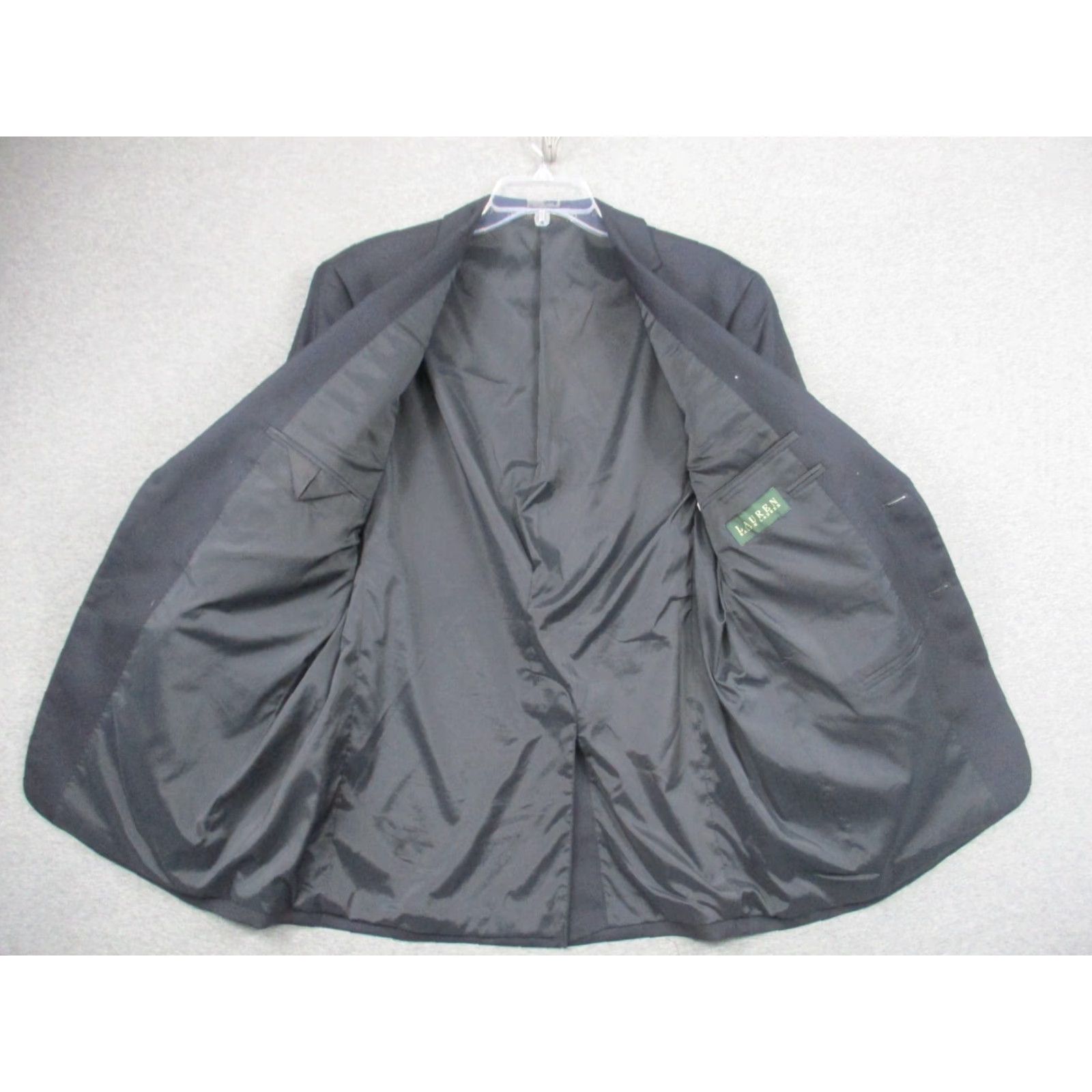 Ralph Lauren Lauren Ralph Lauren Blazer Men 42R Navy Blue Wool Sport Coat Jacket Size 42R - 3 Thumbnail