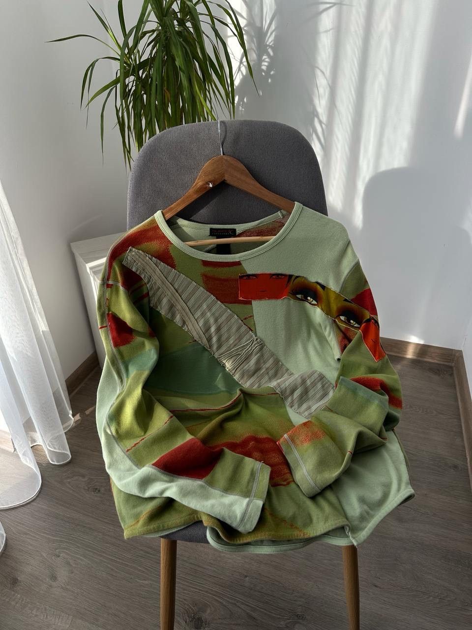 Japanese Brand × Vintage Vintage Custo Barcelona Printed Long Sleeve W’S Size M / US 6-8 / IT 42-44 - 4 Thumbnail
