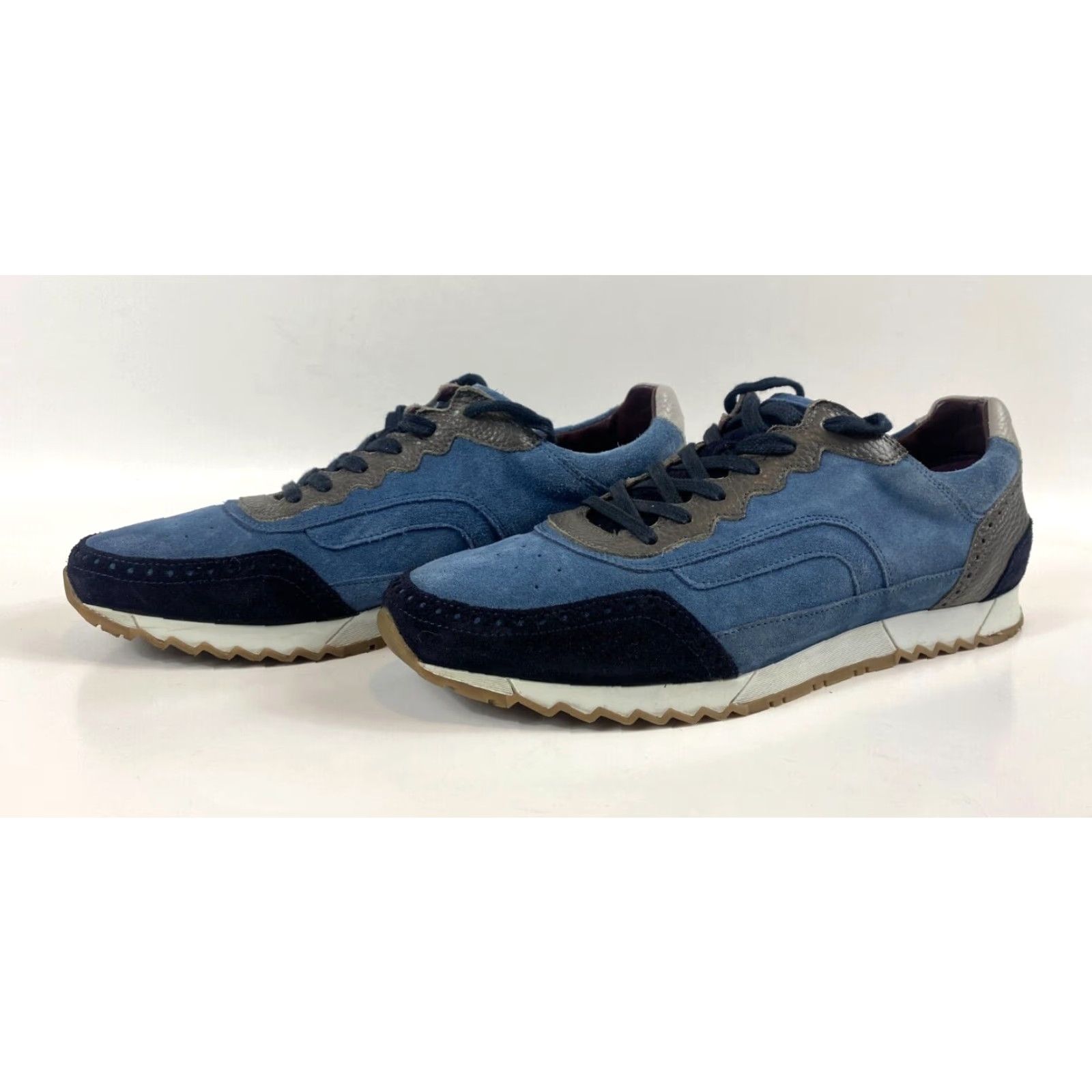 Noah Noah Waxman Men’s Greenwich Navy Suede Sneakers Casual Sneakers Navy Low-Top Size 9.5 Mens Leather Lining Rubber Sole Made Portugal Size US 10 / EU 43 - 5 Thumbnail