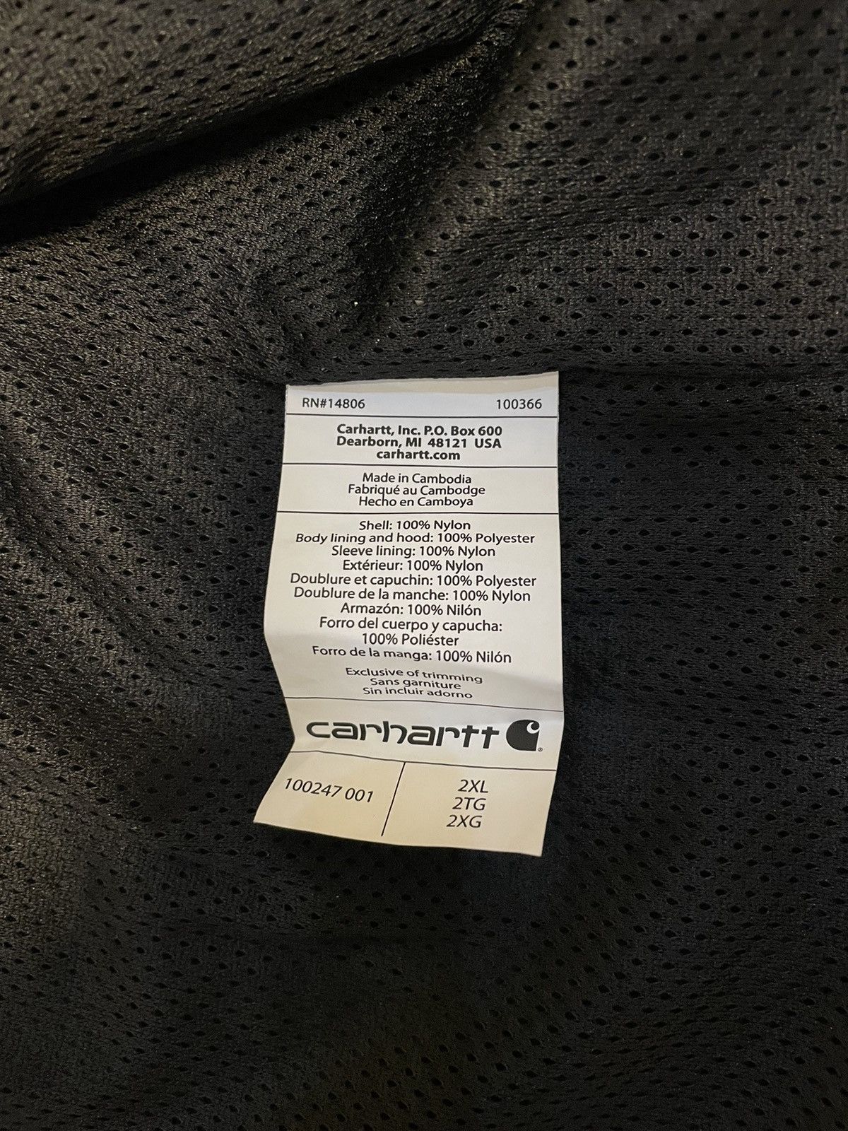 Carhartt × Carhartt Wip Carhartt Rockford Jacket - Men’s Medium Lightweight Hooded Size US XXL / EU 58 / 5 - 5 Thumbnail