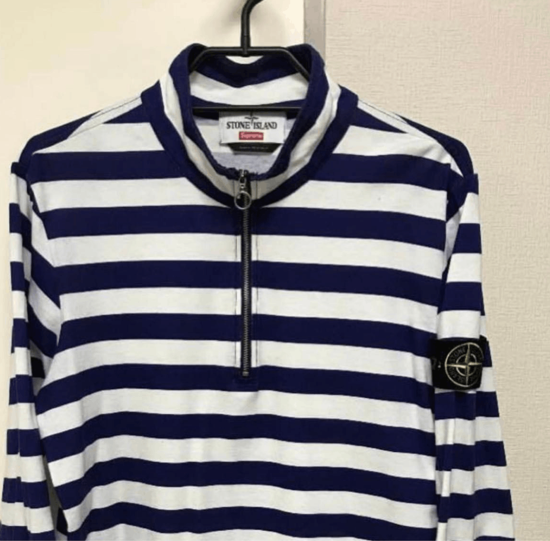 Supreme Supreme Stone Island Quarter Zip Long Sleeve Top Size US S / EU 44-46 / 1 - 2 Thumbnail